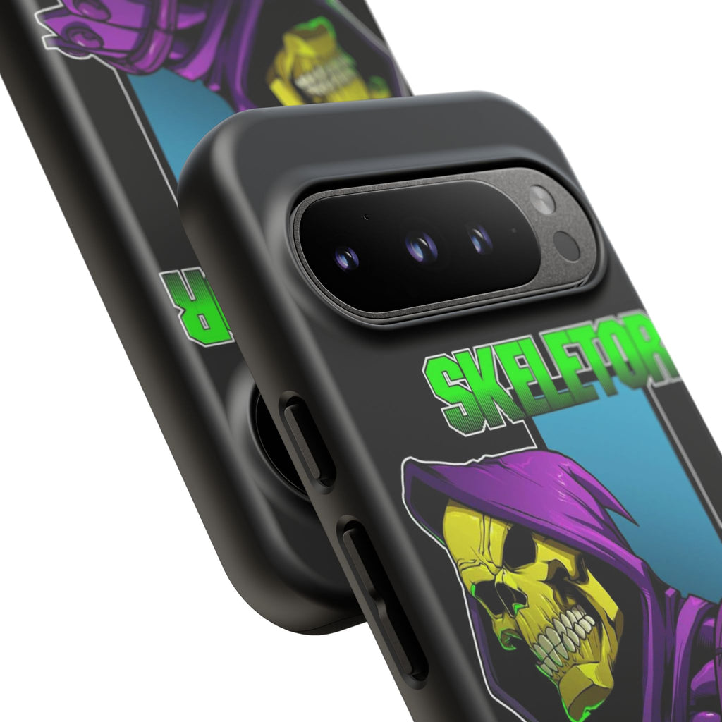 Skeletor Tough Cases for iPhones, Samsung, and Pixel