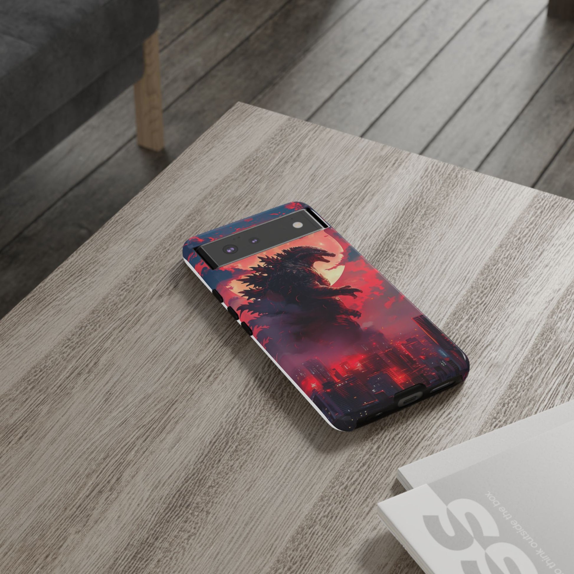 King of Monsters Godzilla Tough Phone Cases for iPhones, Samsung, and Pixel