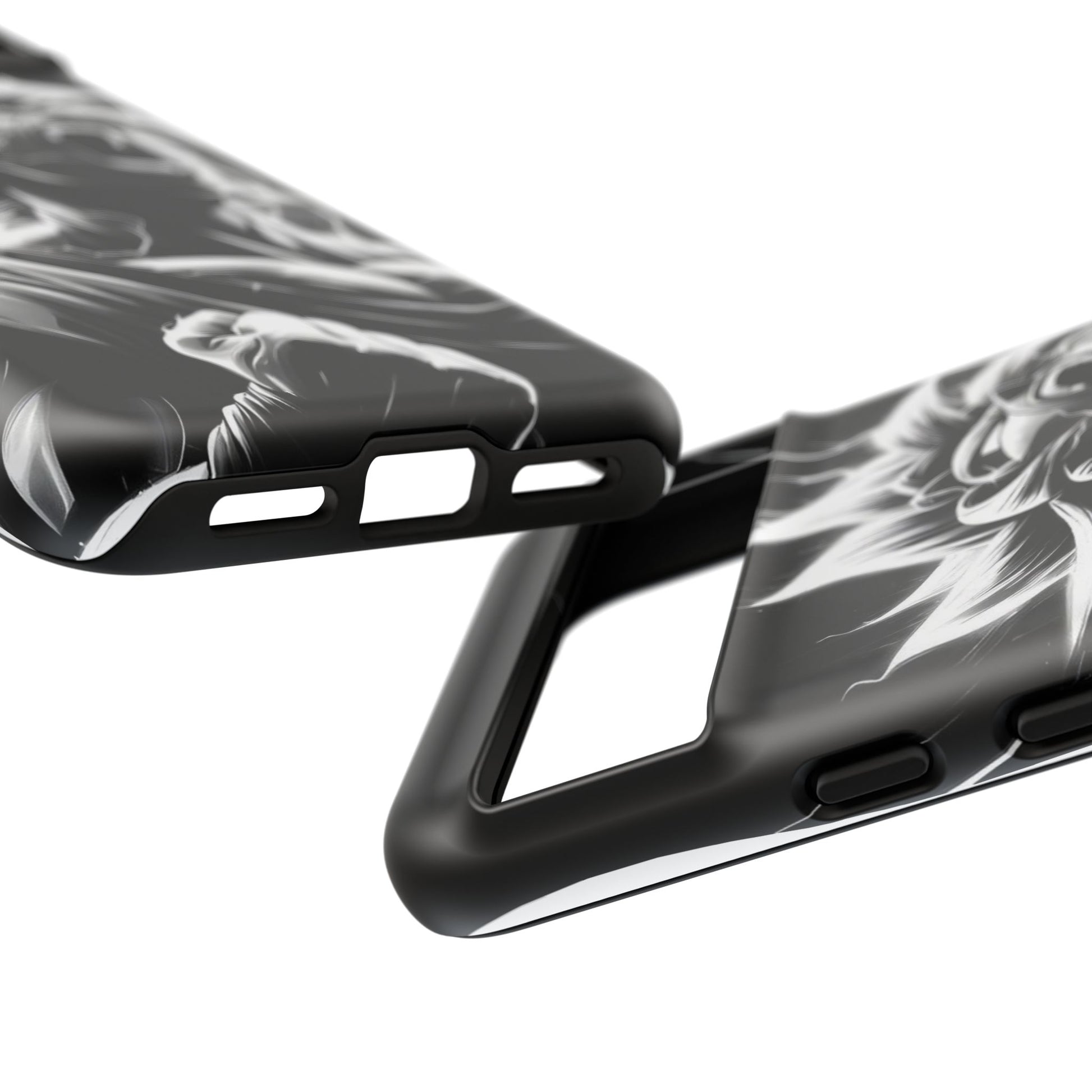 Anime Saiyan Rage Dragon ball Z Tough Cases for iPhones, Samsung, and Pixel