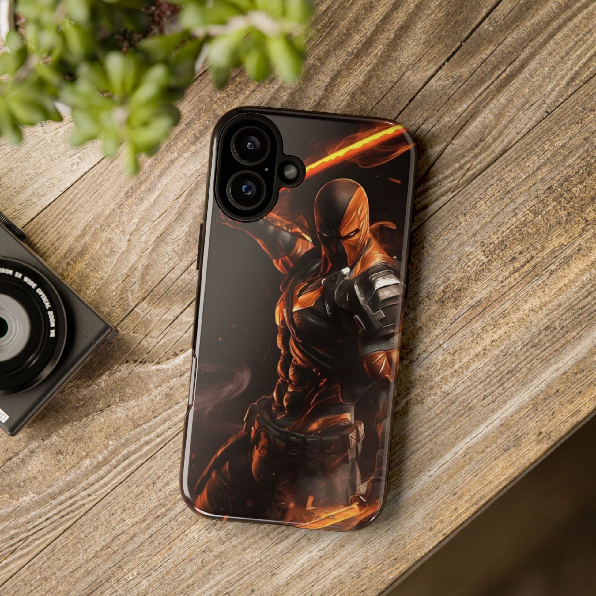 DC Comics Death Stroke Tough Cases for iPhones, Samsung, and Pixel