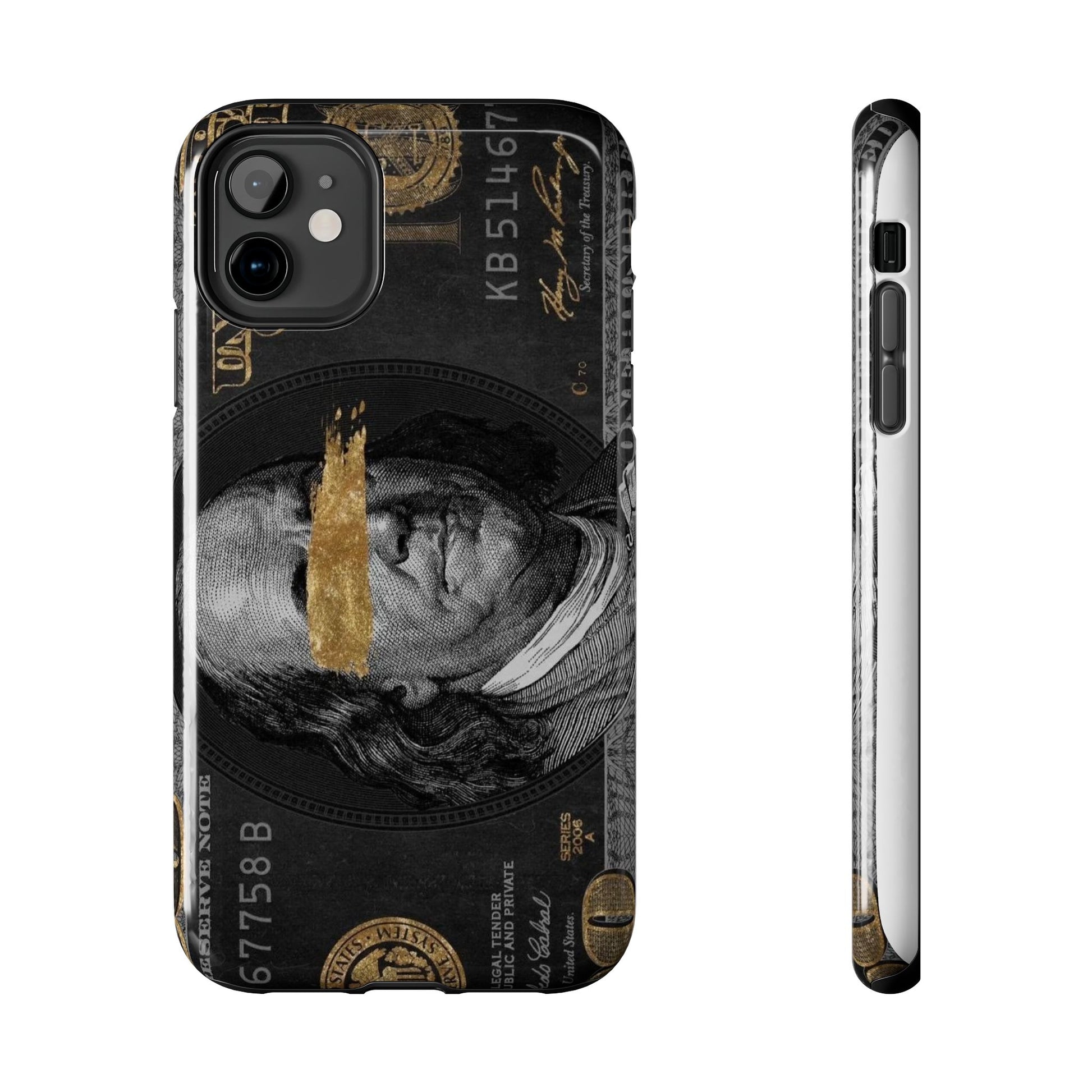 Hundred Dollar Bill Phone Cases for Iphones & Samsung Durable