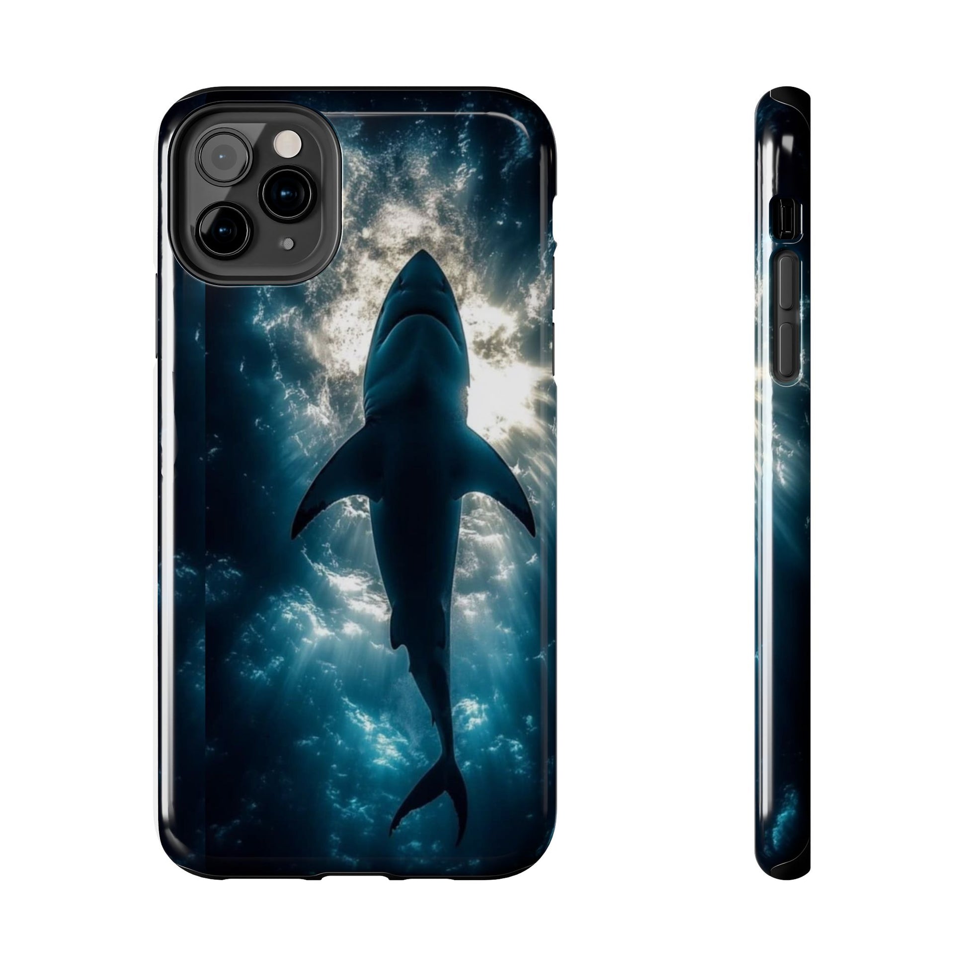Great White Shark Themed Tough Phone Cases for Iphones & Samsung Phones