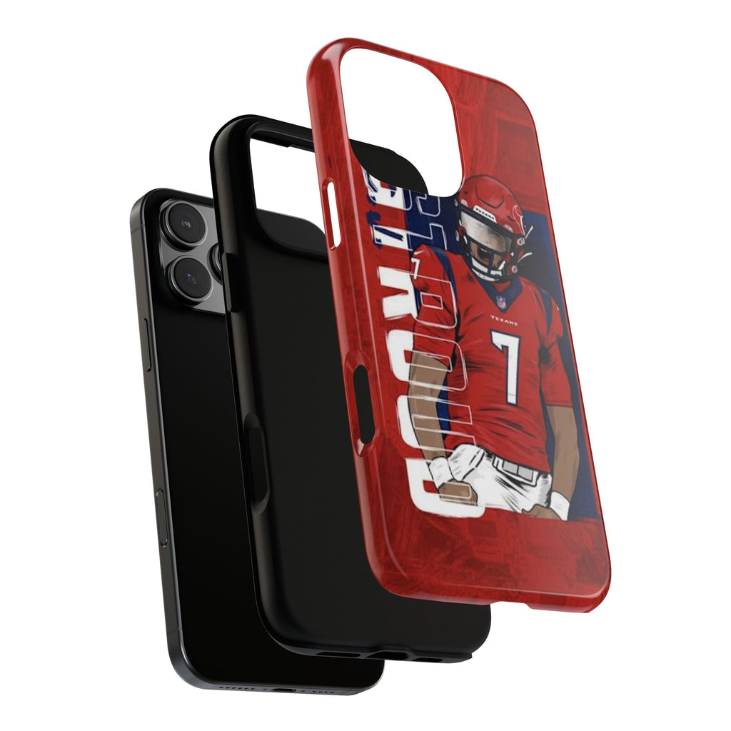 Houston Texans Football CJ Stroud Tough Cases for iPhones, Samsung, and Pixel