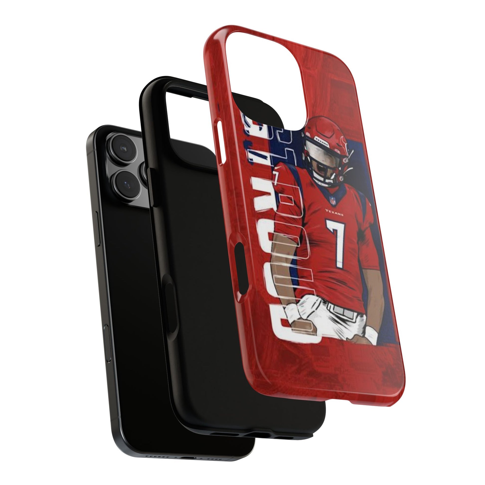 Houston Texans Football CJ Stroud Tough Cases for iPhones, Samsung, and Pixel