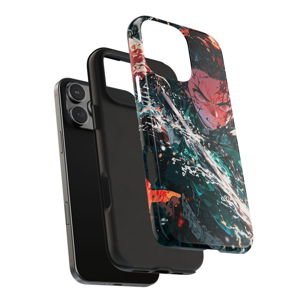 Demon Slayer Tanjiro Art Phone Case for iPhone & Samsung Galaxy Phones