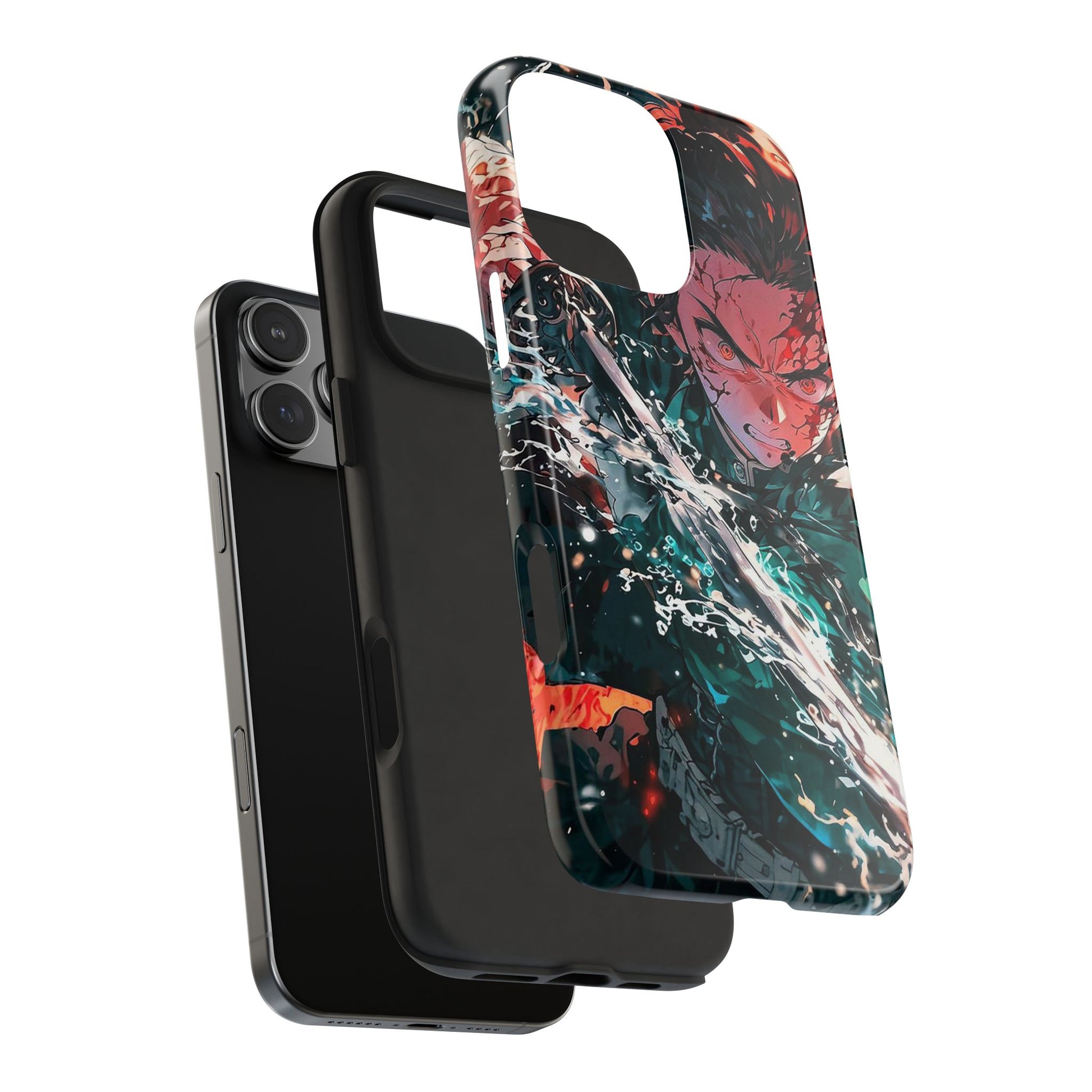 Demon Slayer Tanjiro Art Phone Case for iPhone & Samsung Galaxy Phones