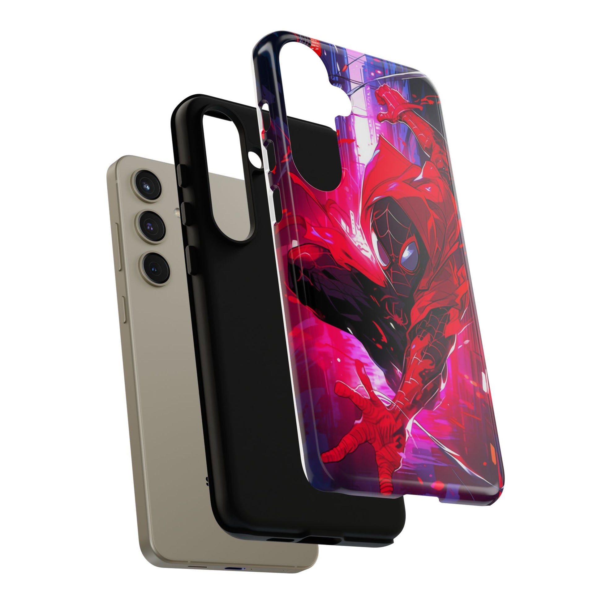 Miles Morales Spiderman Phone Case, Tough Cases for iPhones, Samsung, and Pixel