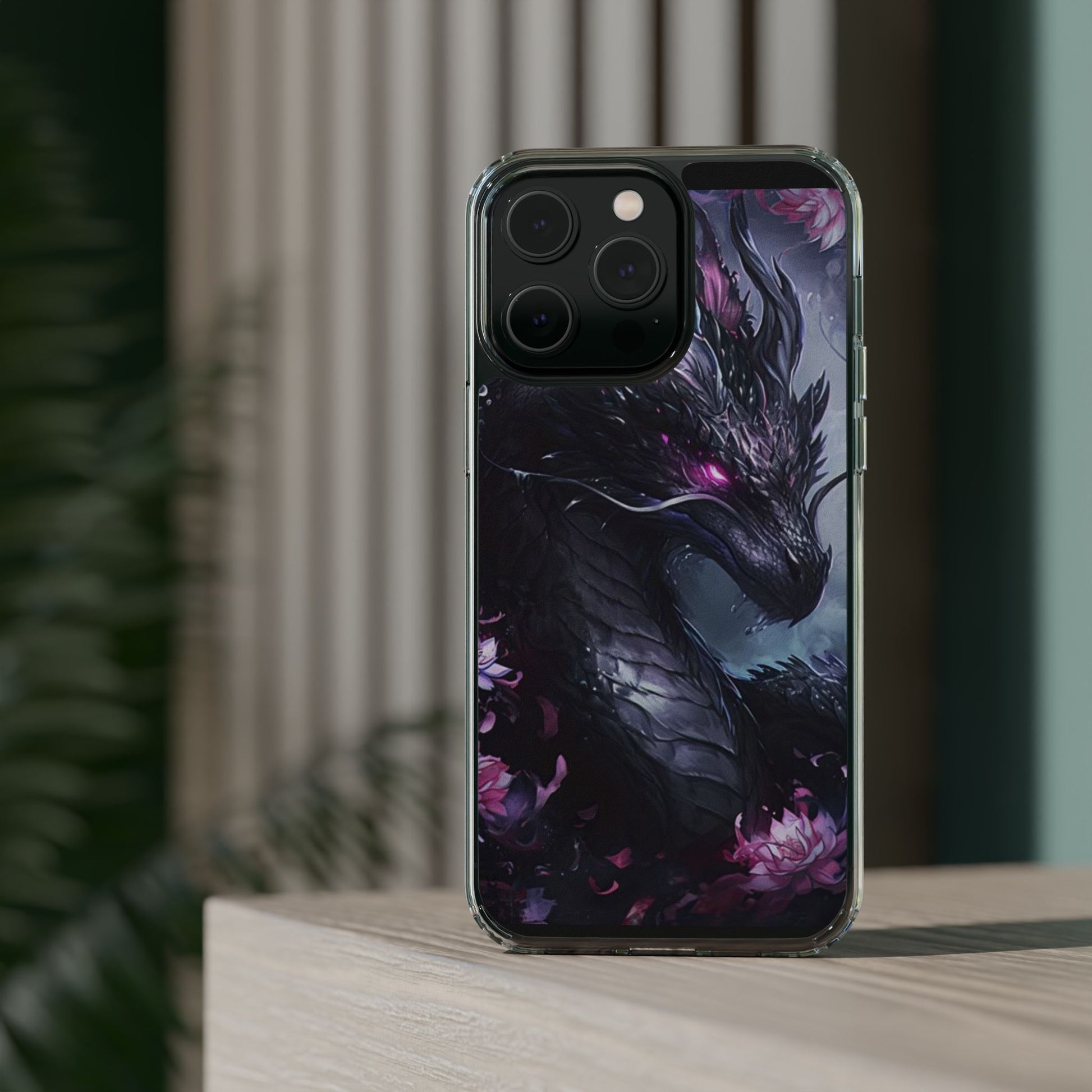 Phone Cases, Purple Dragon Design, iPhone Samsung Case, Protective Cover, Unique