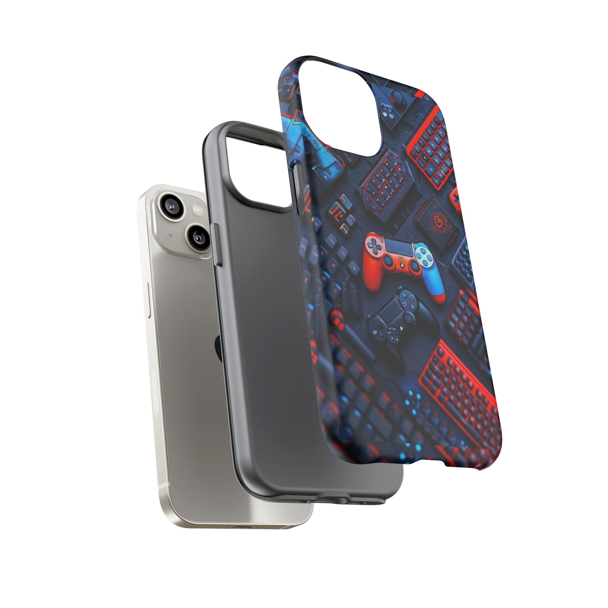 Gamer Themed Controllers Tough Cases for iPhones, Samsung, and Pixel