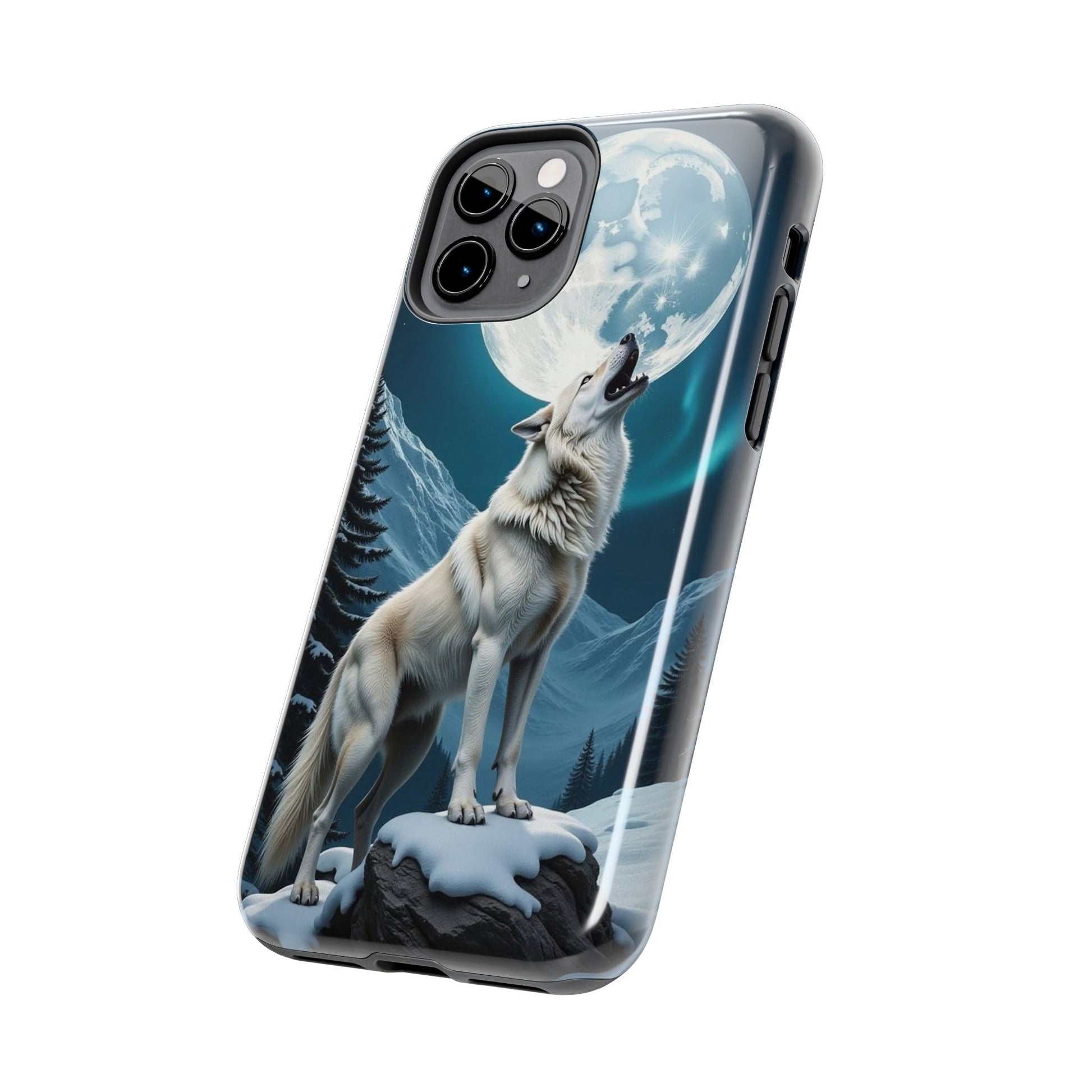 Howling Wolf Theme Phone Cases for iPhones & Samsung Phones