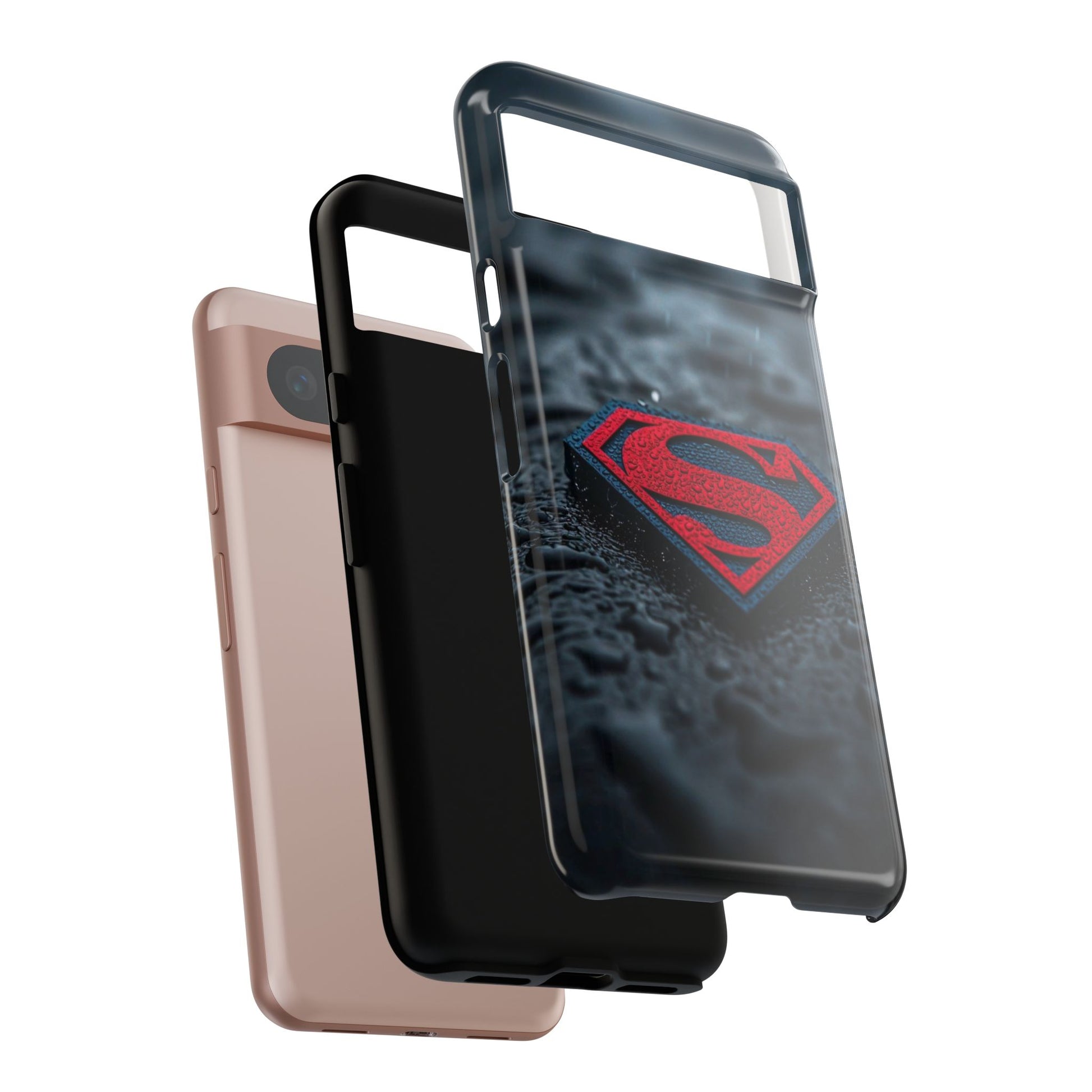 Superman Logo Tough Cases for iPhones, Samsung, and Pixel