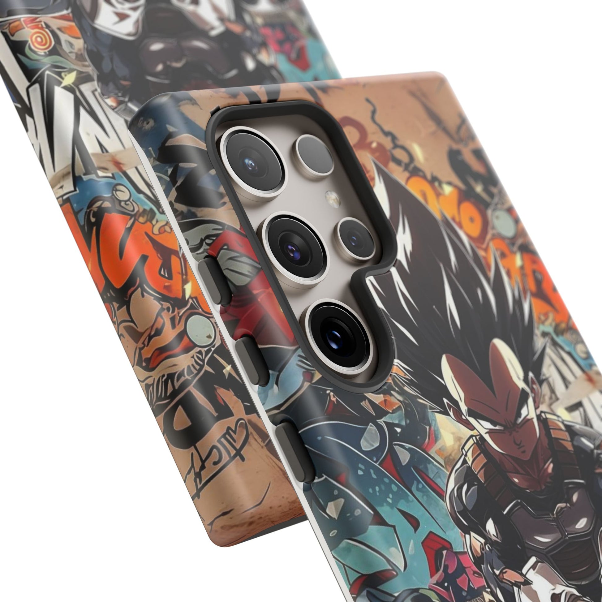 Anime Vegeta Dragon ball Z Tough Cases for iPhones, Samsung, and Pixel
