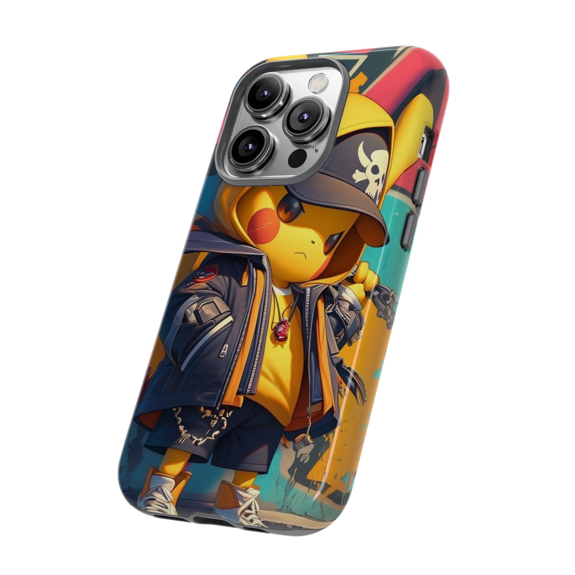 Cute Poke Bear Phone Case, Tough Cases for iPhones, Samsung, and Pixel