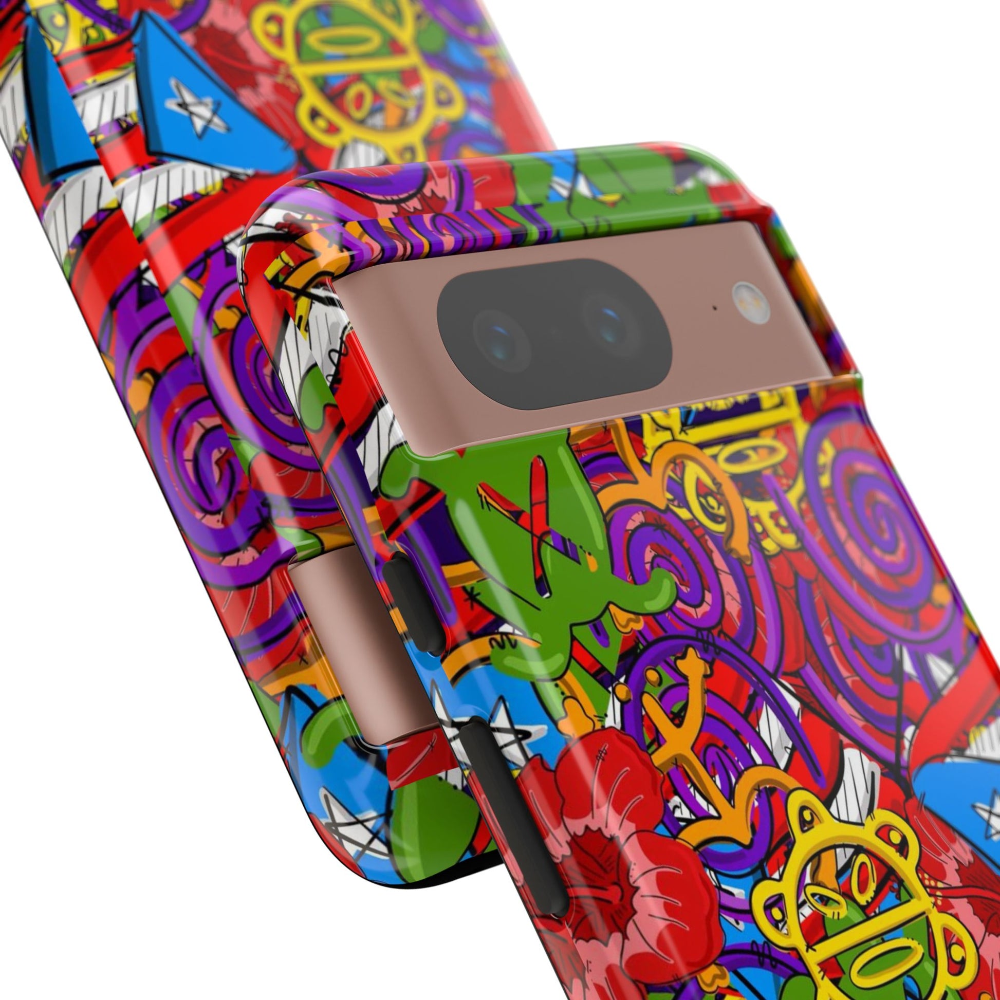 Puerto Rico Taino Tribal Art Tough Cases for iPhones, Samsung, and Pixel