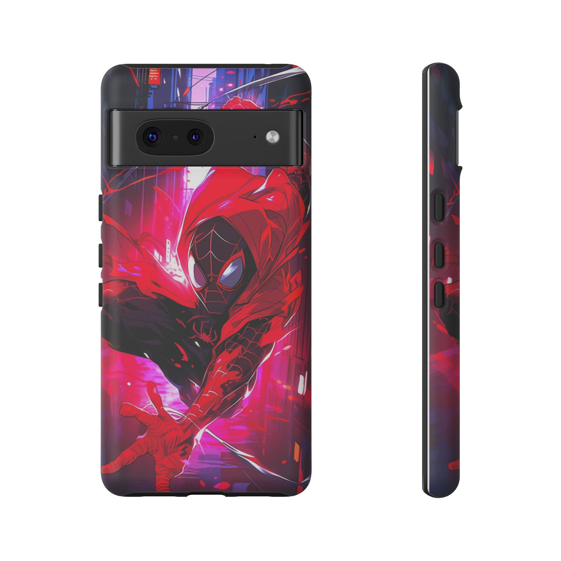 Miles Morales Spiderman Phone Case, Tough Cases for iPhones, Samsung, and Pixel