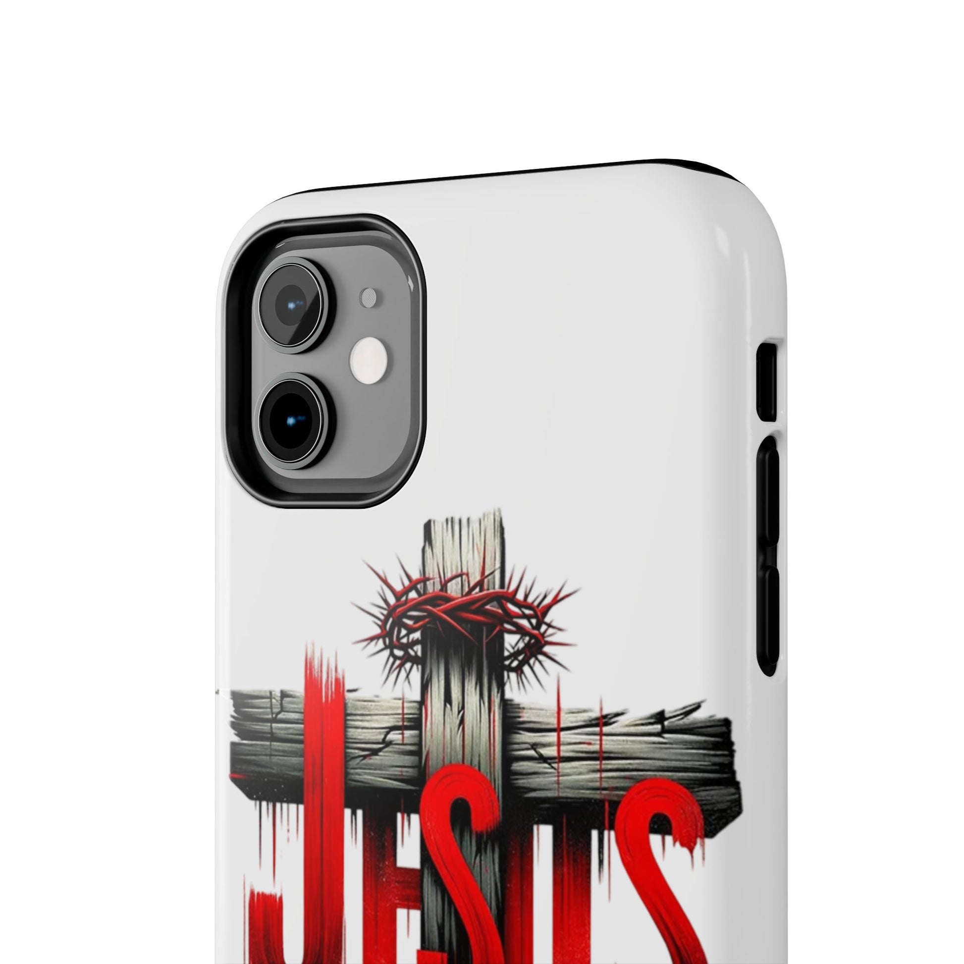 Jesus Cross and Crown Christian Theme Phone Cases for iPhones & Samsung Phones