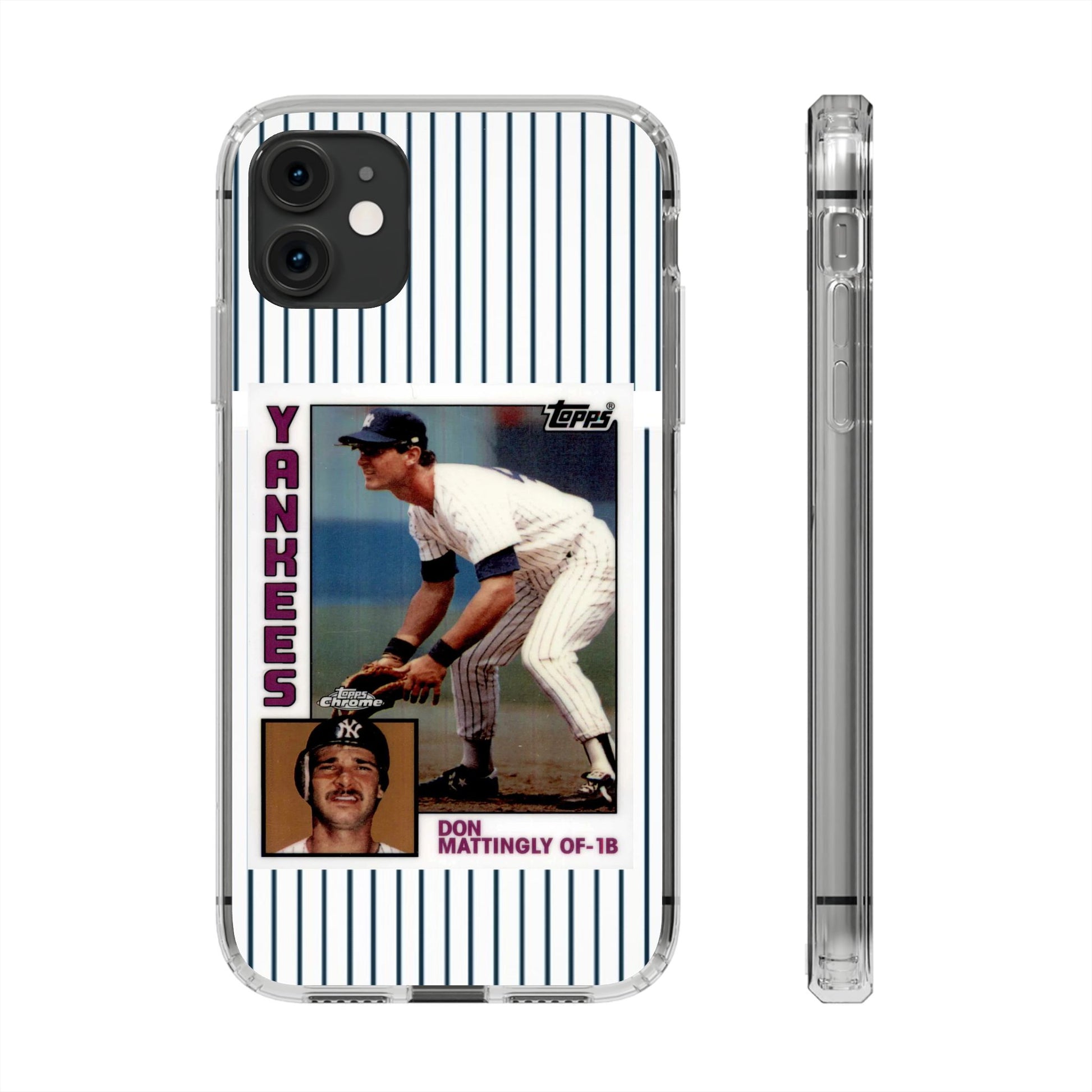 Mattingly Rookie Card Baseball inspired Protective Iphone and Samsung case