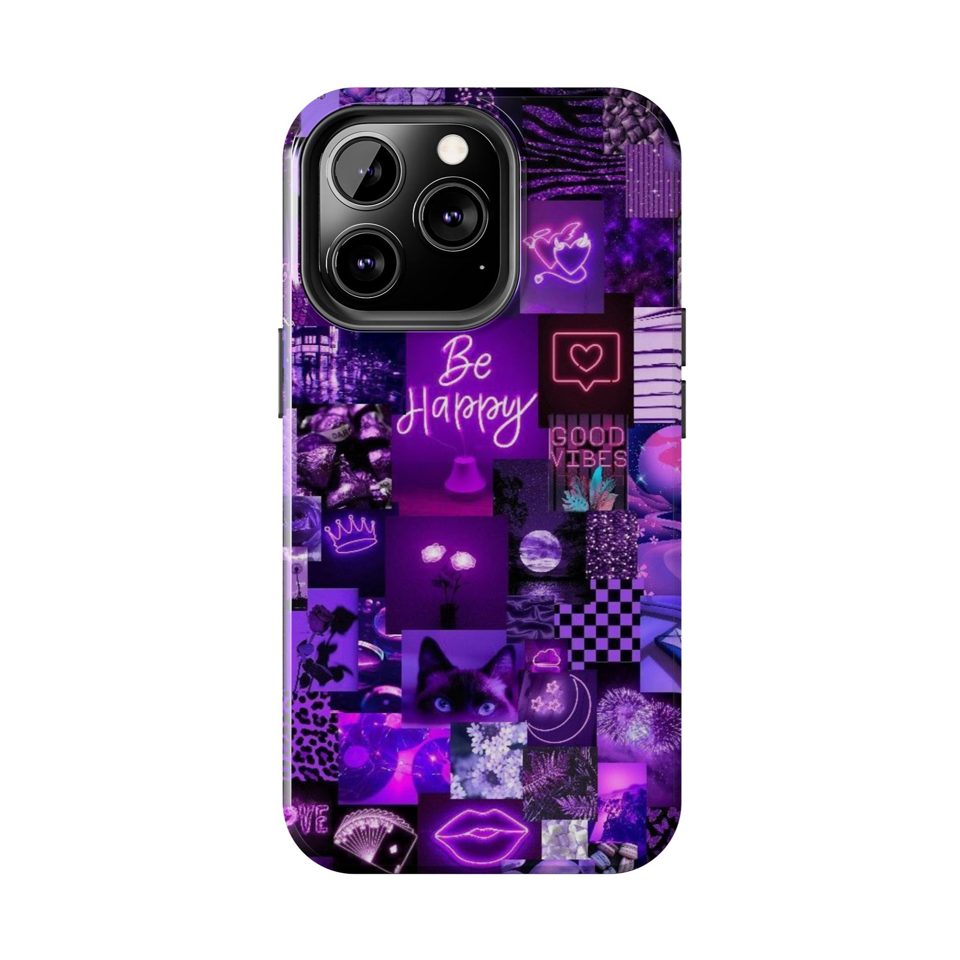 Be Happy Themed Tough Phone Cases for Iphones & Samsung Phones