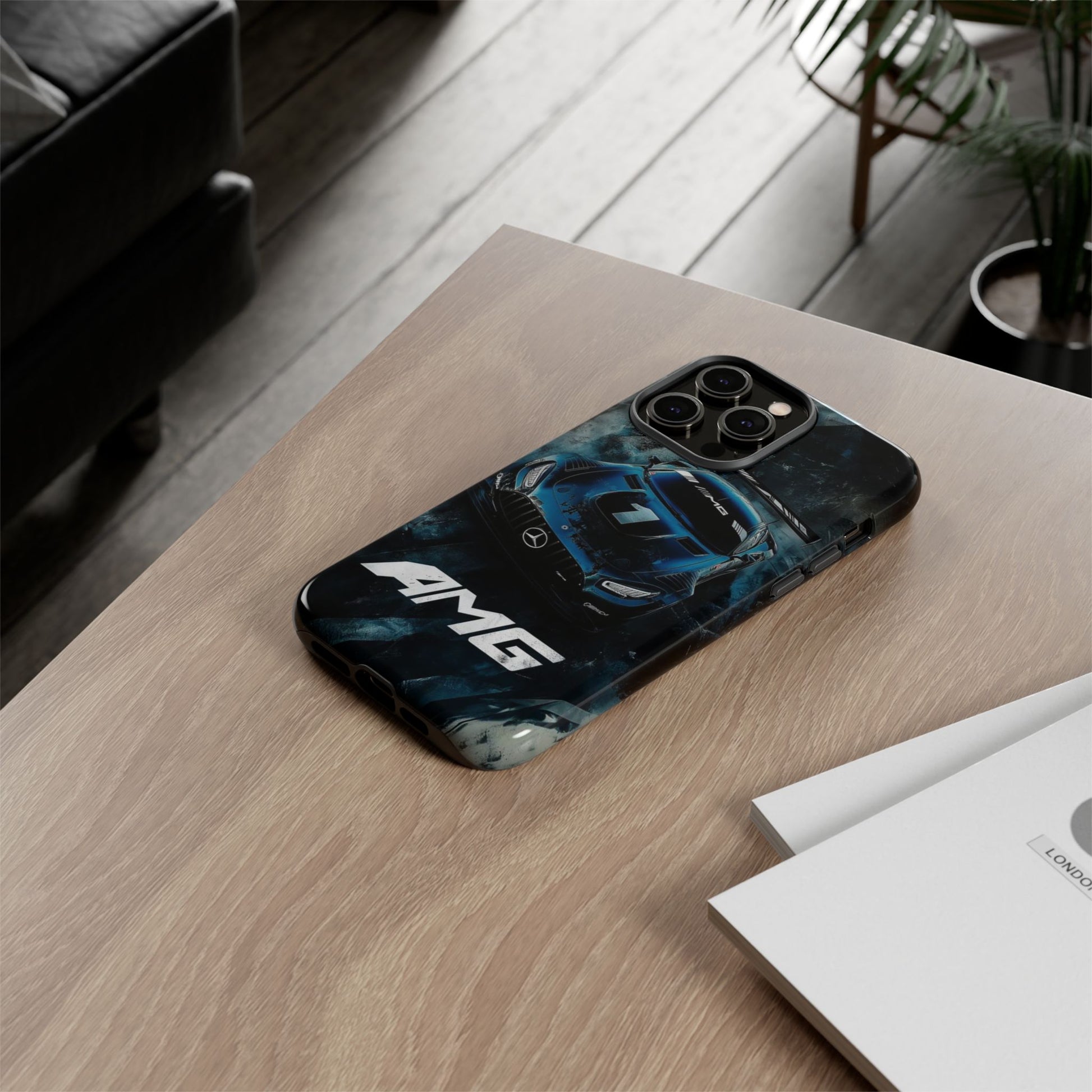 Mercedes AMG Racing Car Tough Cases for iPhones, Samsung, and Pixel