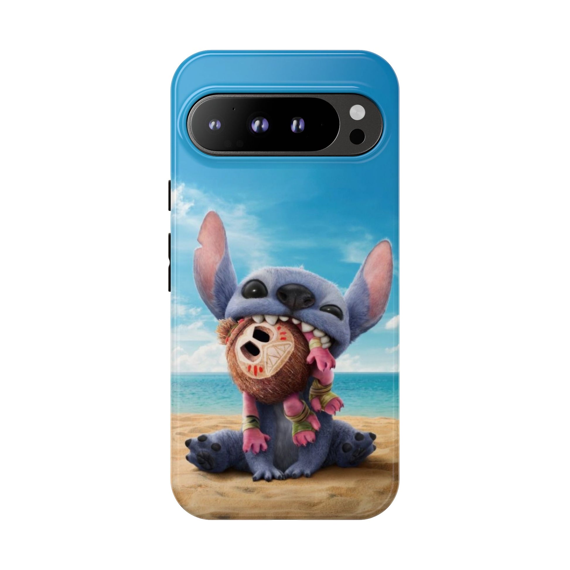 Stitch Beach Sunset Landscape Phone Case for iPhone, Samsung Galaxy, & Pixel Phones