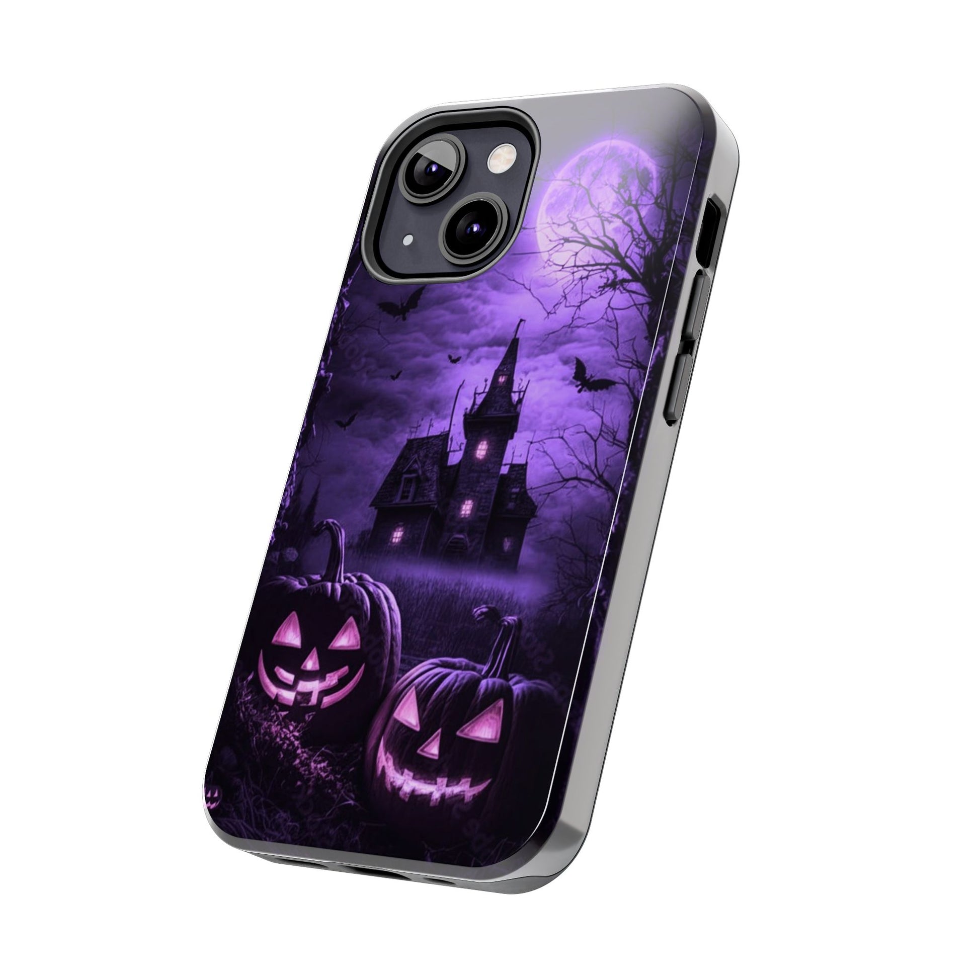 Haunted House Halloween Theme Phone Cases for iPhones & Samsung Phones