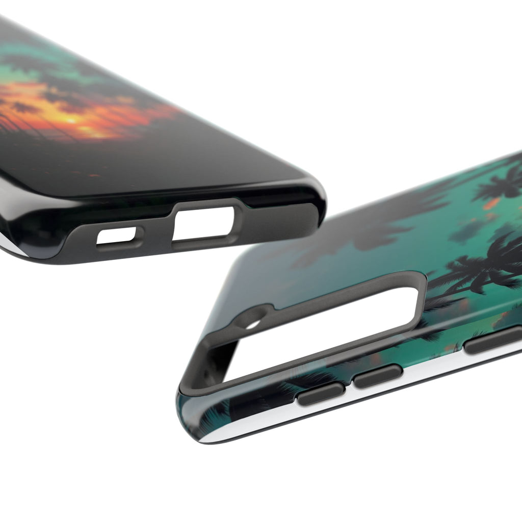 Beach Oasis Themed Tough Phone Cases for Iphones & Samsung Phones
