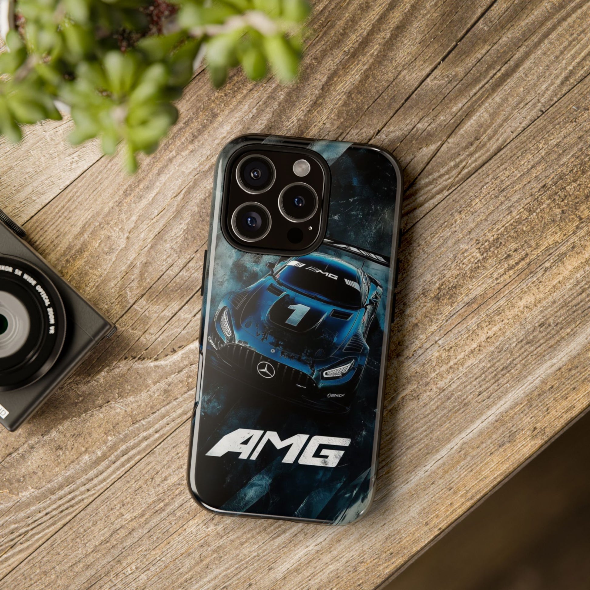 Mercedes AMG Racing Car Tough Cases for iPhones, Samsung, and Pixel