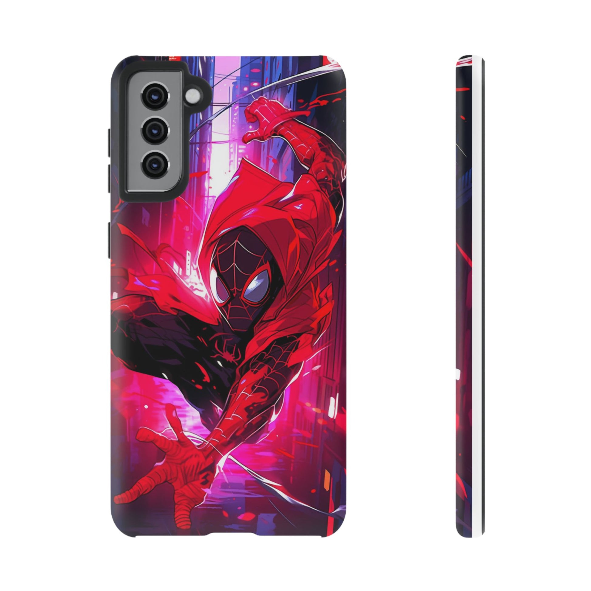 Miles Morales Spiderman Phone Case, Tough Cases for iPhones, Samsung, and Pixel