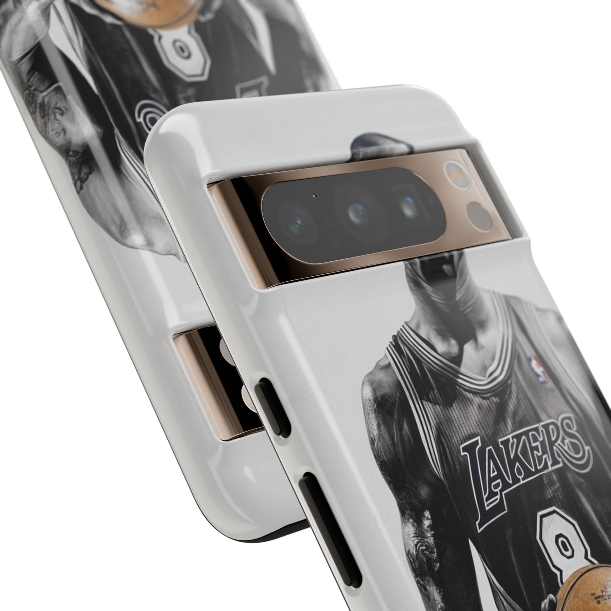 Kobe Basketball Art Tough Cases for iPhones, Samsung, and Pixel
