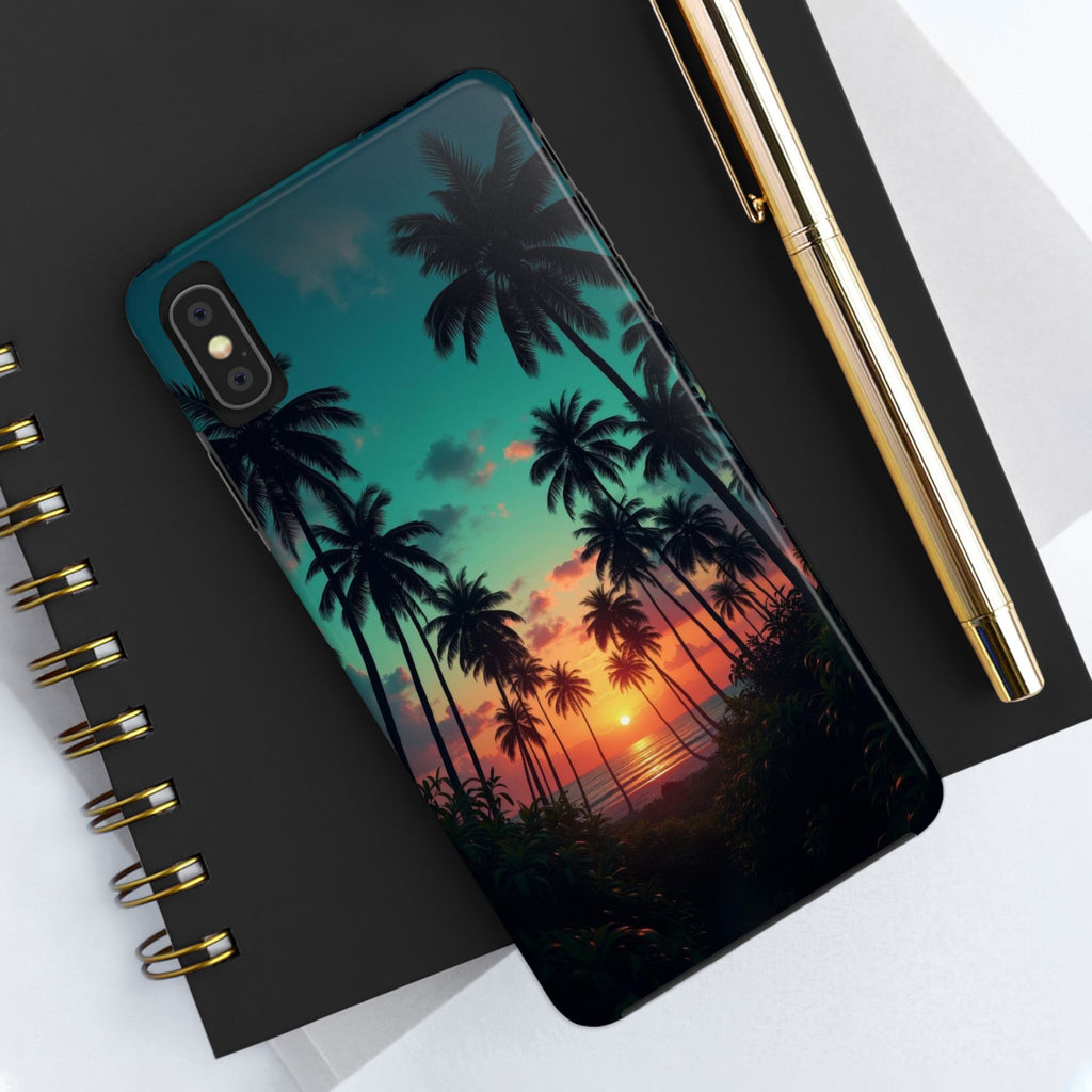 Beach Oasis Themed Tough Phone Cases for Iphones & Samsung Phones
