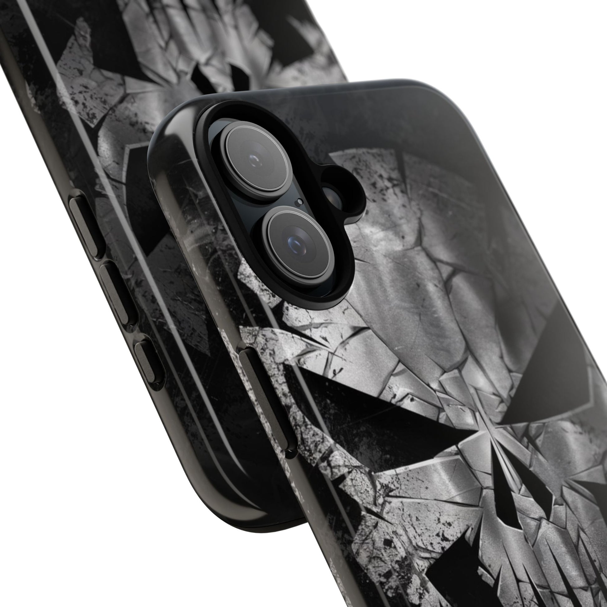 The Punisher Logo Art Tough Cases for iPhones, Samsung, and Pixel