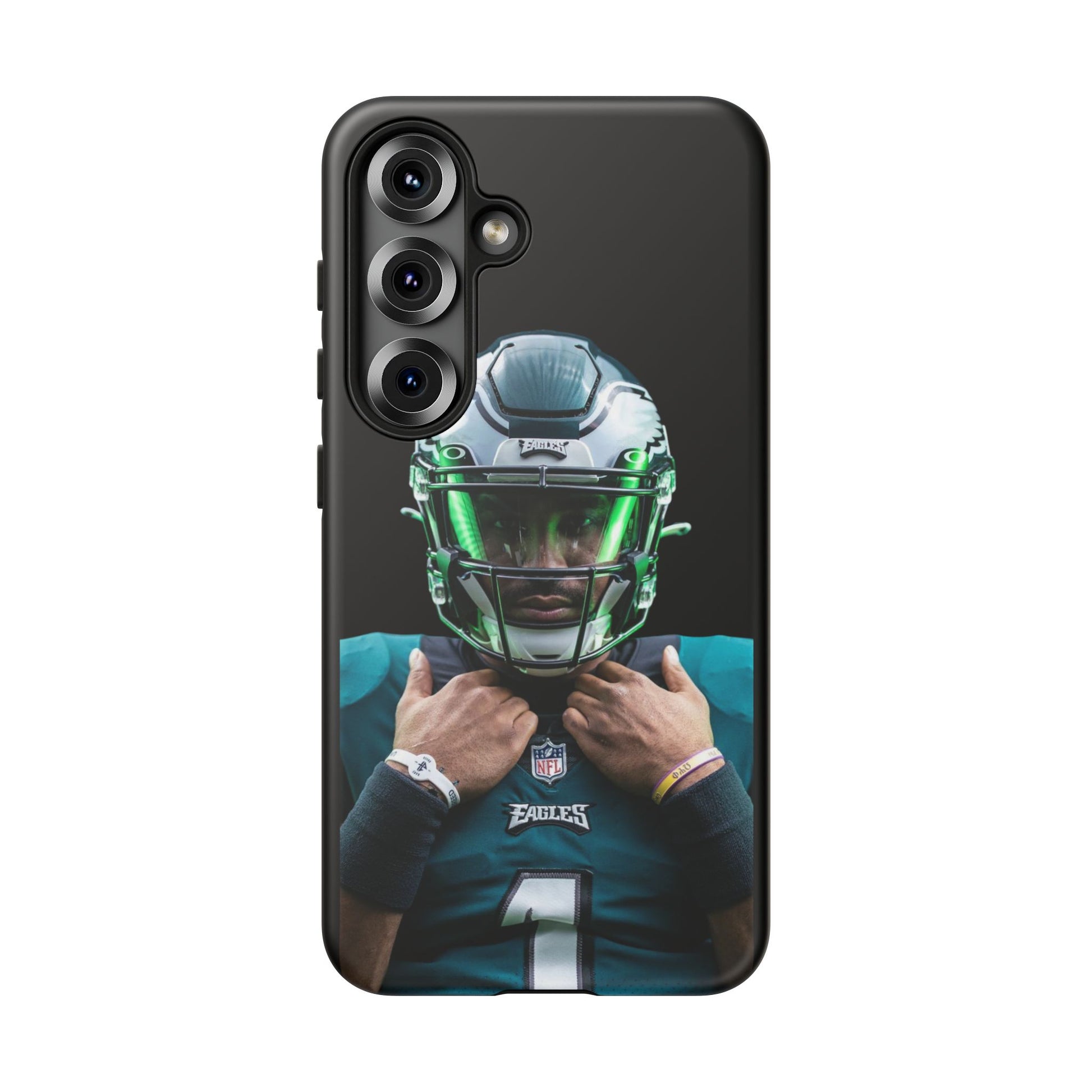 Eagles Football Jalen Hurts Tough Cases for iPhones, Samsung, and Pixel