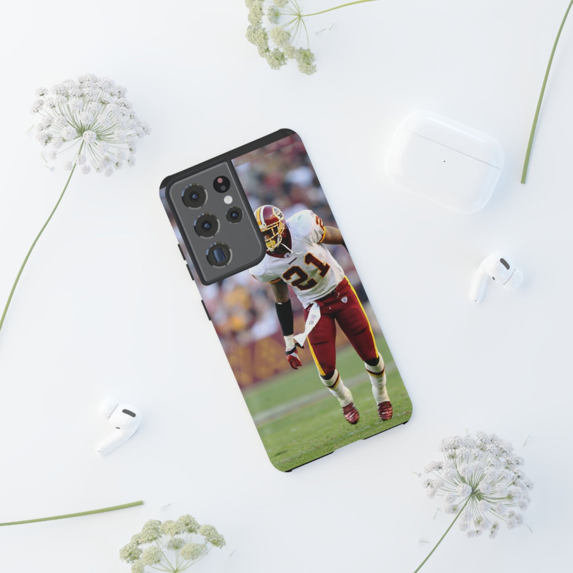 Sean Taylor Classic Redskins Football Tough Cases for iPhones, Samsung, and Pixel