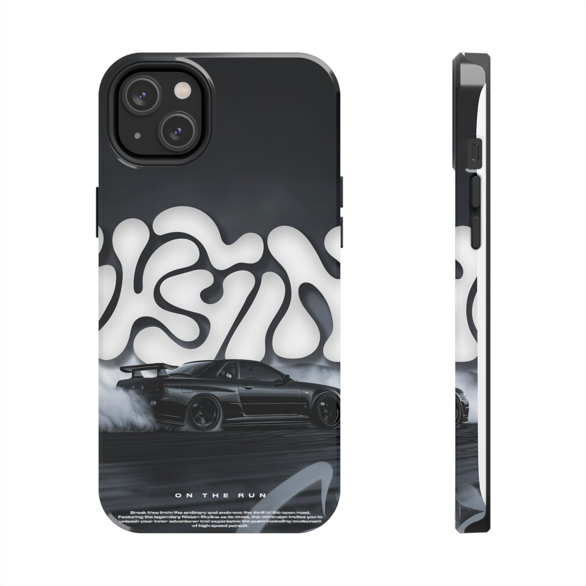 Drifting Skyline Racing Car Theme Phone Case for iPhone & Samsung Galaxy Phones