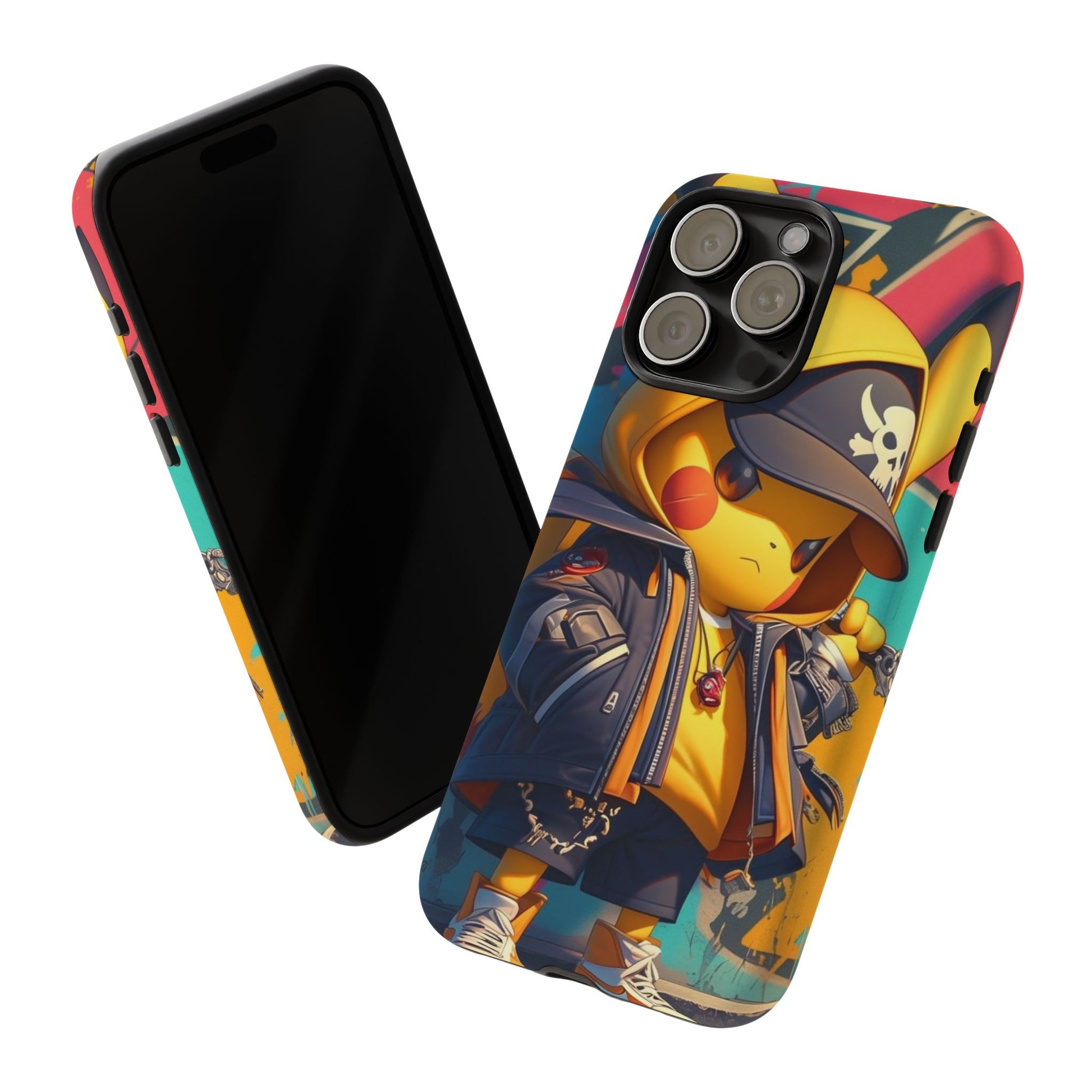 Cute Poke Bear Phone Case, Tough Cases for iPhones, Samsung, and Pixel