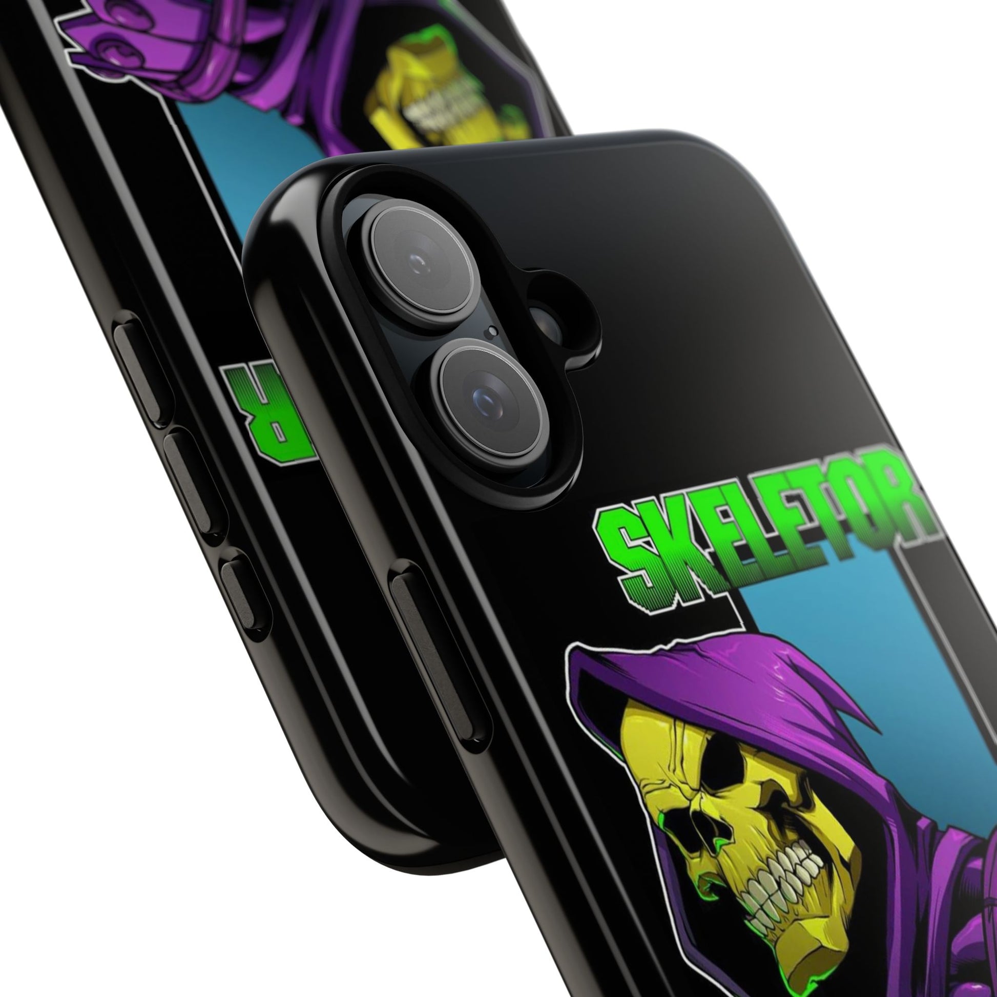 Skeletor Tough Cases for iPhones, Samsung, and Pixel