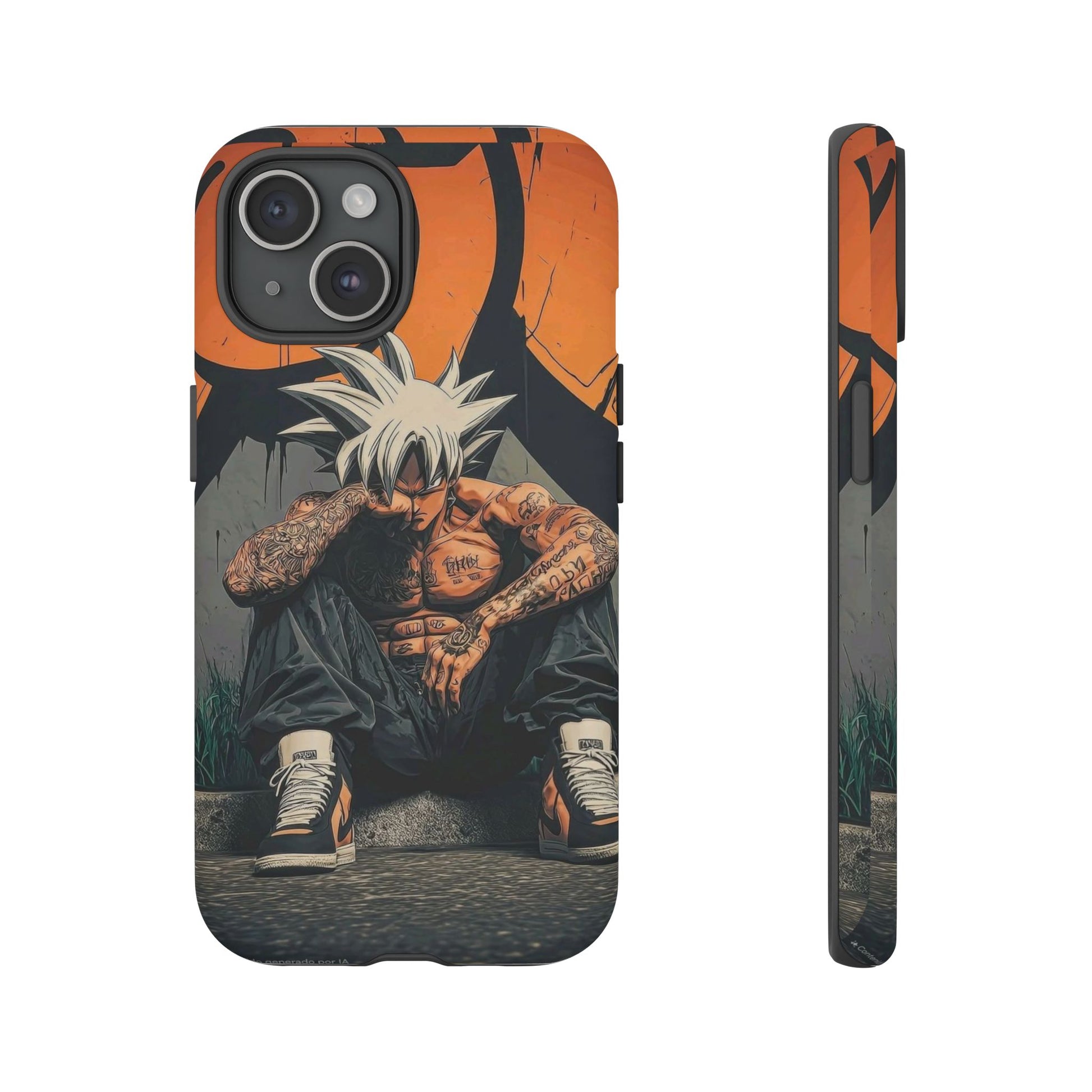 Anime DBZ Thug Tough Cases for iPhones, Samsung, and Pixel