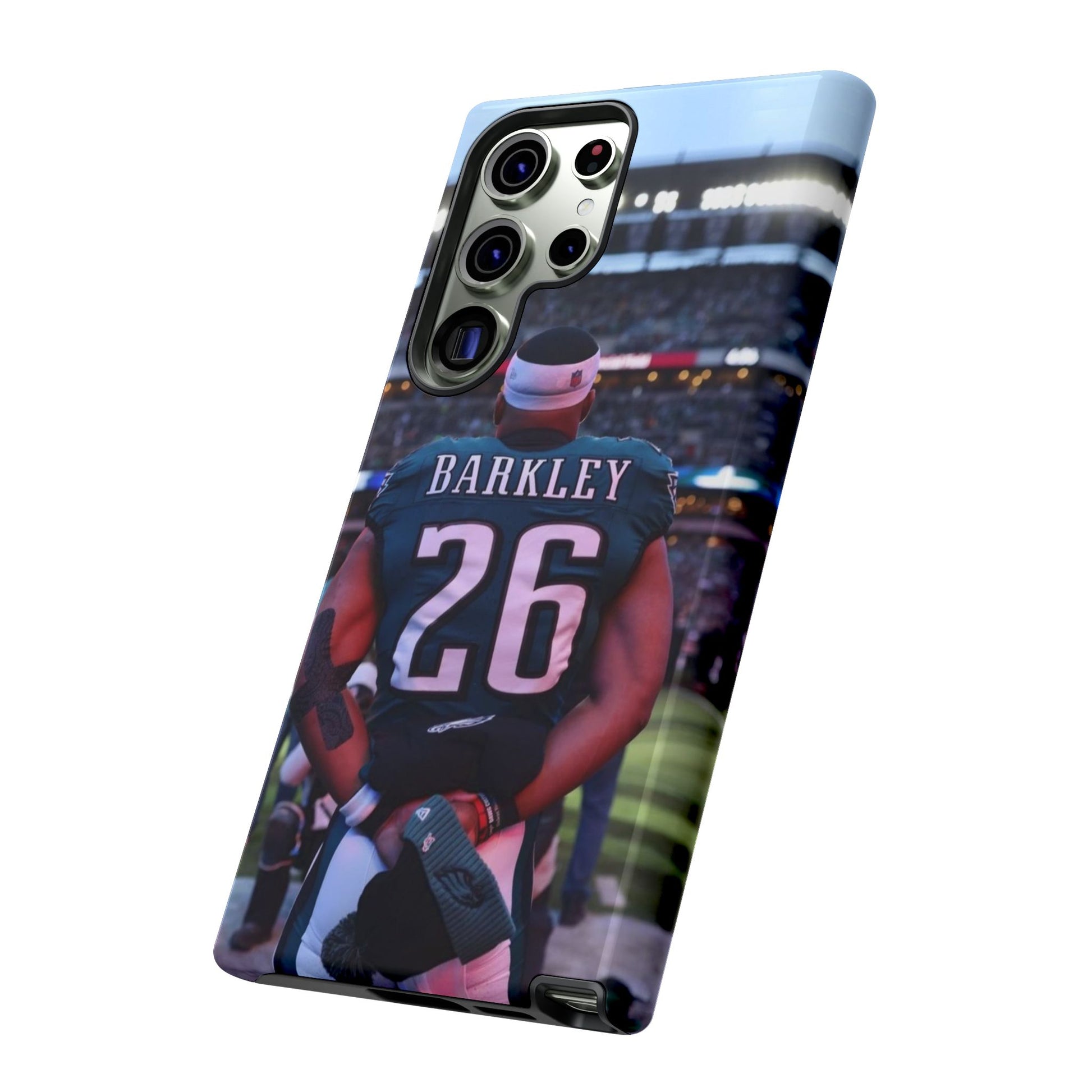 Eagles Football Saquon Barkley Tough Cases for iPhones, Samsung, and Pixel