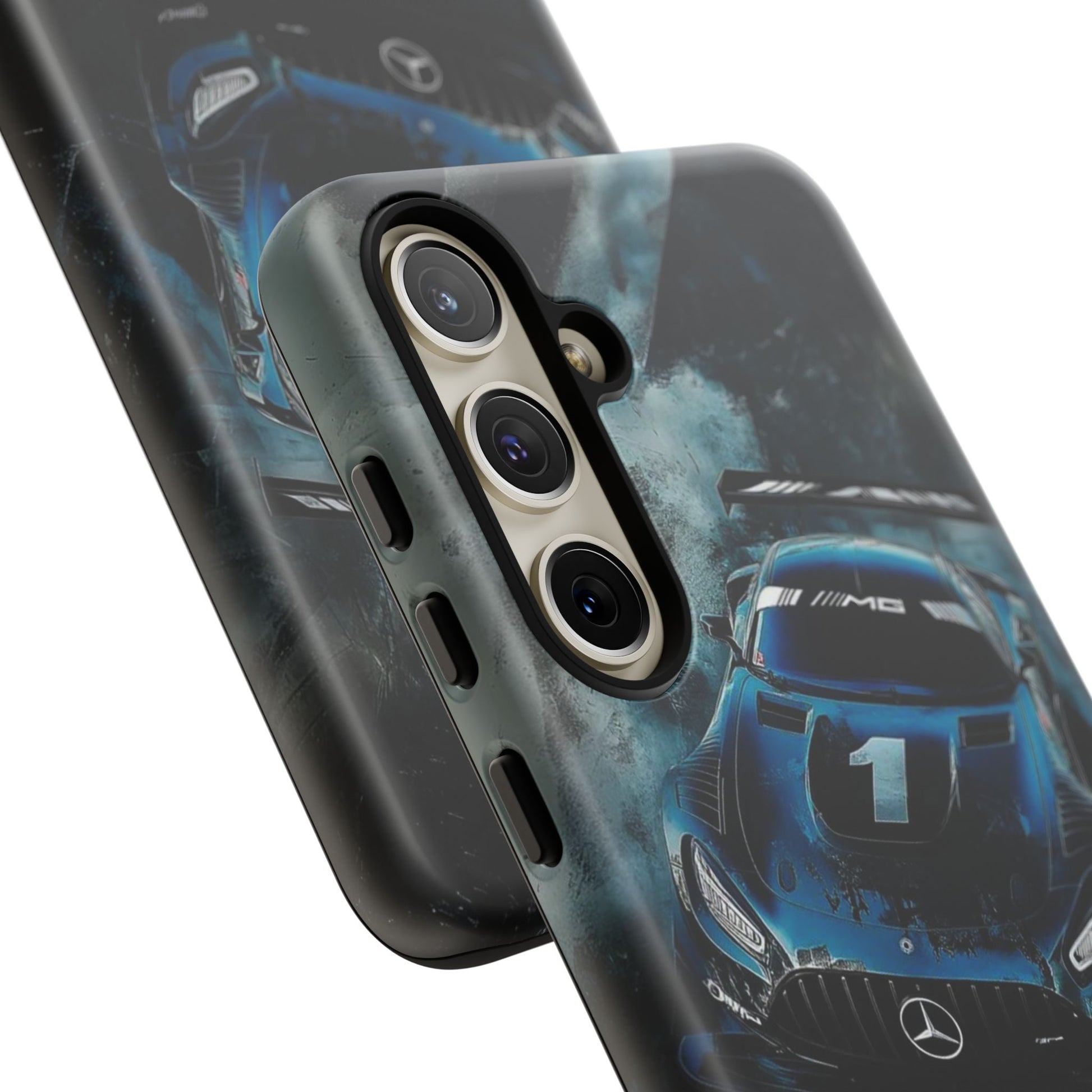 Mercedes AMG Racing Car Tough Cases for iPhones, Samsung, and Pixel