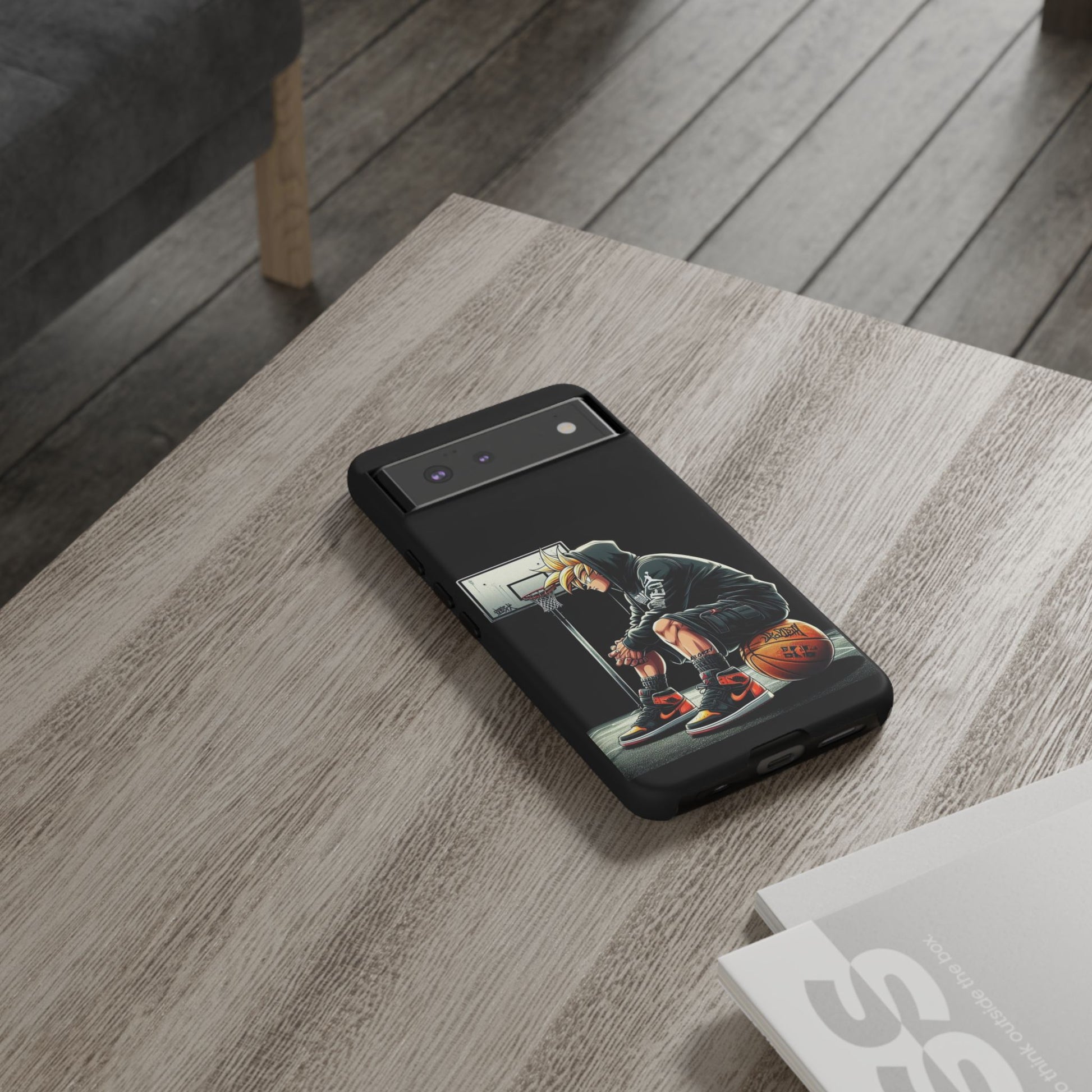 Son Goku Basketball Tough Cases for iPhones, Samsung, and Pixel