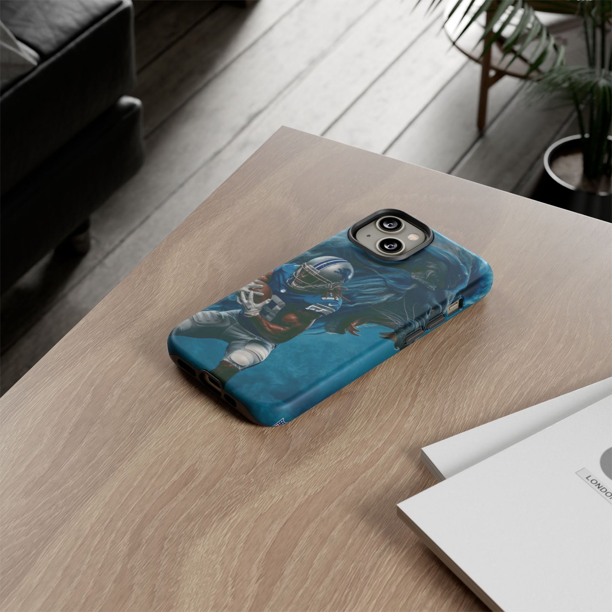 Detroit Lions Player Football Phone Case, Tough Cases for iPhones, Samsung, and Pixel
