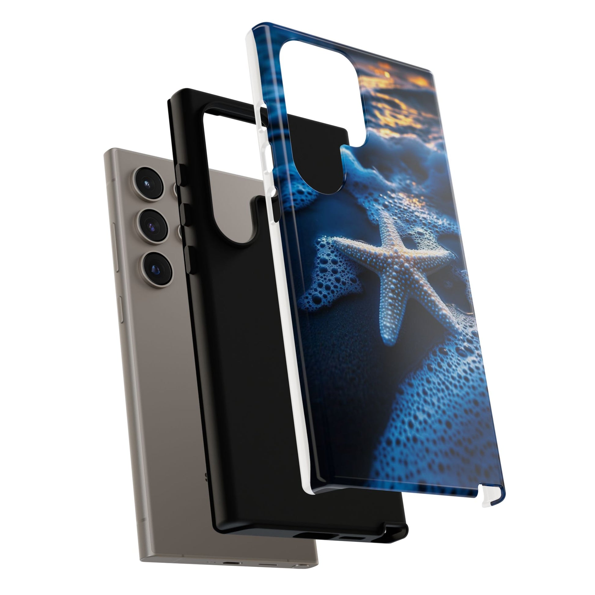 Starfish Beach Tough Cases for iPhones, Samsung, and Pixel
