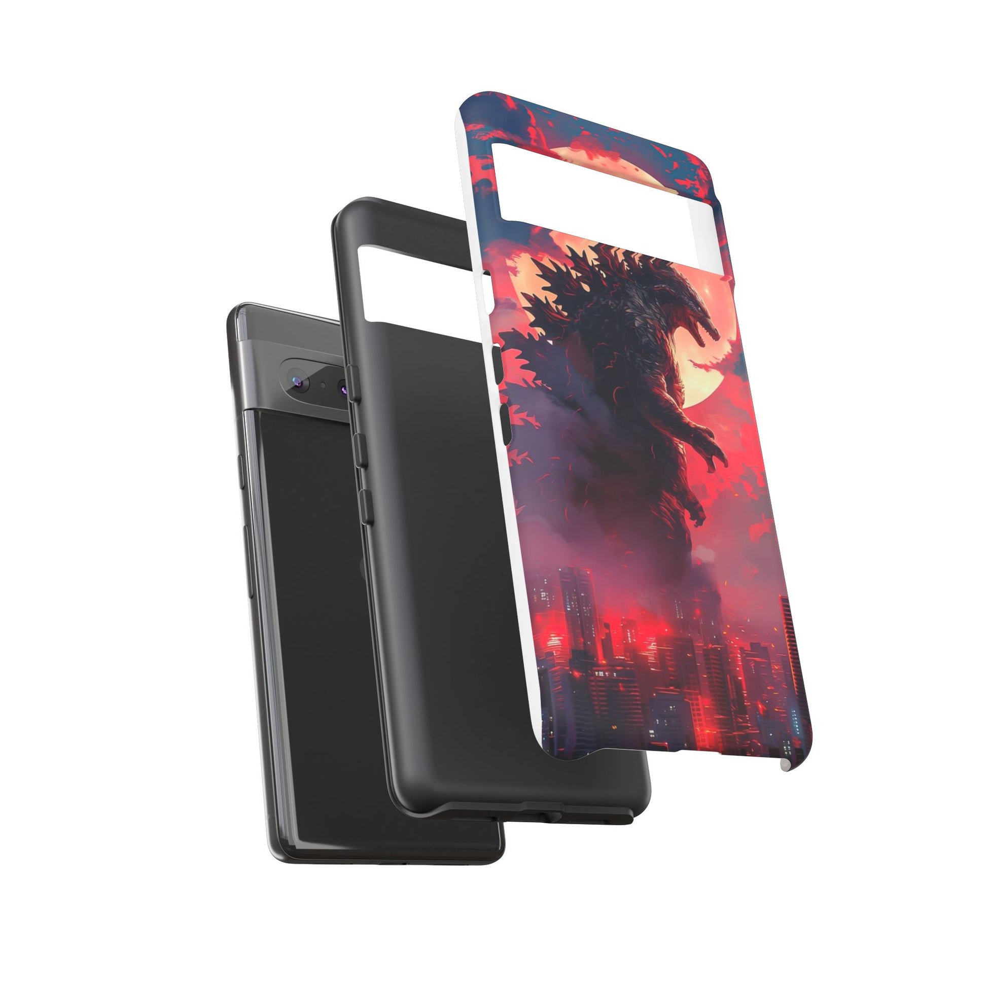 King of Monsters Godzilla Tough Phone Cases for iPhones, Samsung, and Pixel