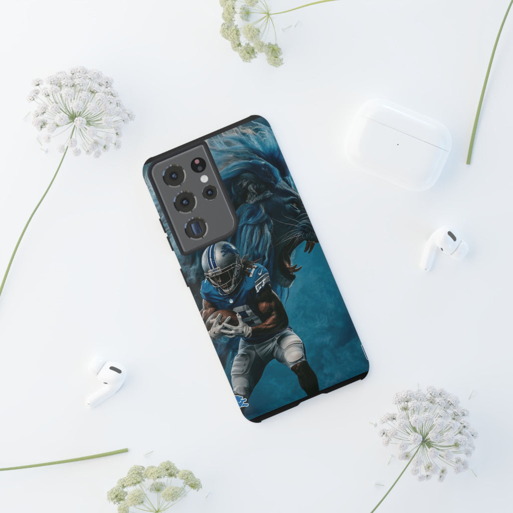 Detroit Lions Player Football Phone Case, Tough Cases for iPhones, Samsung, and Pixel