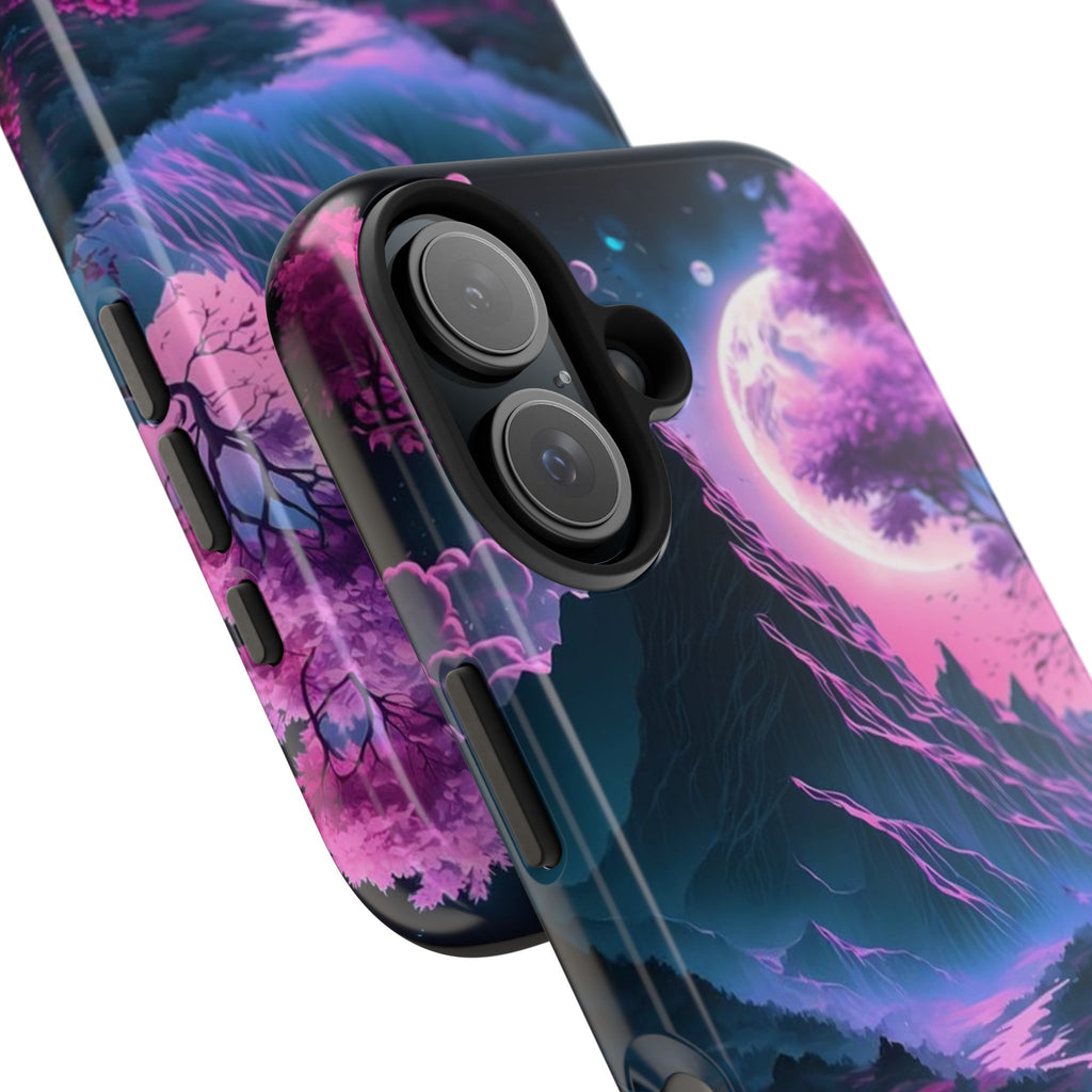 Cherry Blossoms in Japan Themed Tough Phone Cases for Iphones & Samsung Phones