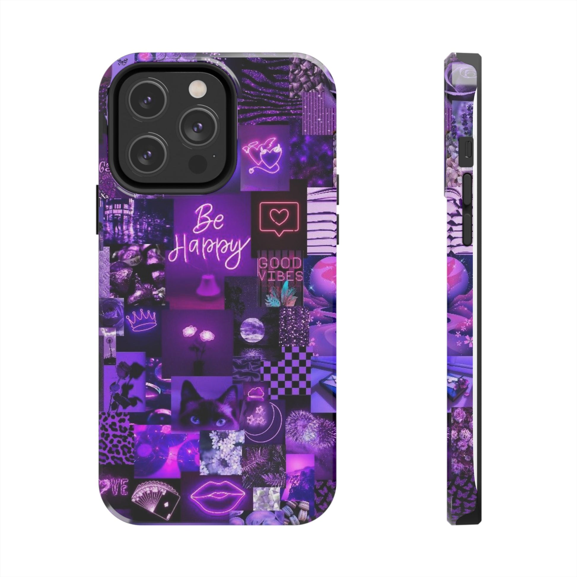 Be Happy Themed Tough Phone Cases for Iphones & Samsung Phones