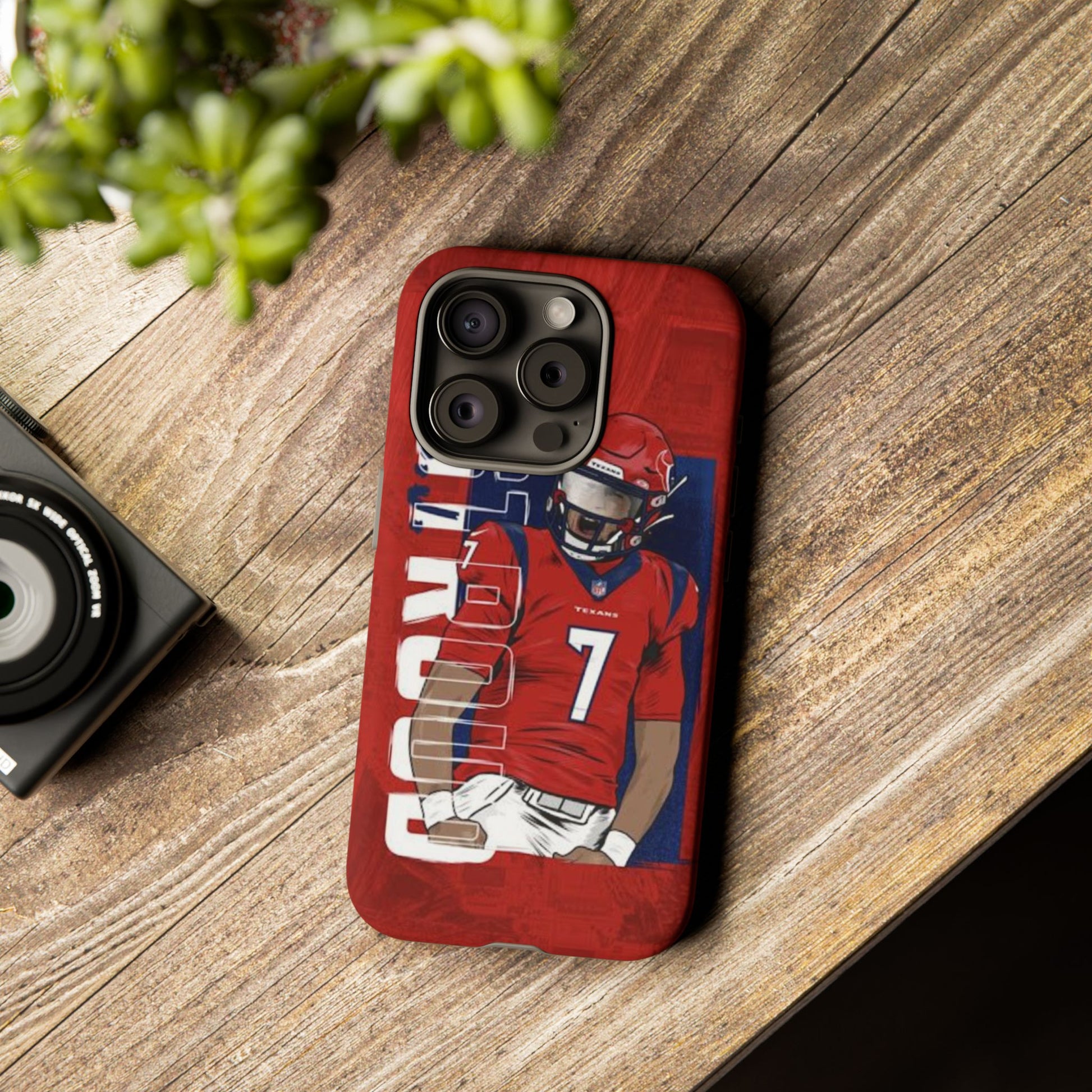 Houston Texans Football CJ Stroud Tough Cases for iPhones, Samsung, and Pixel