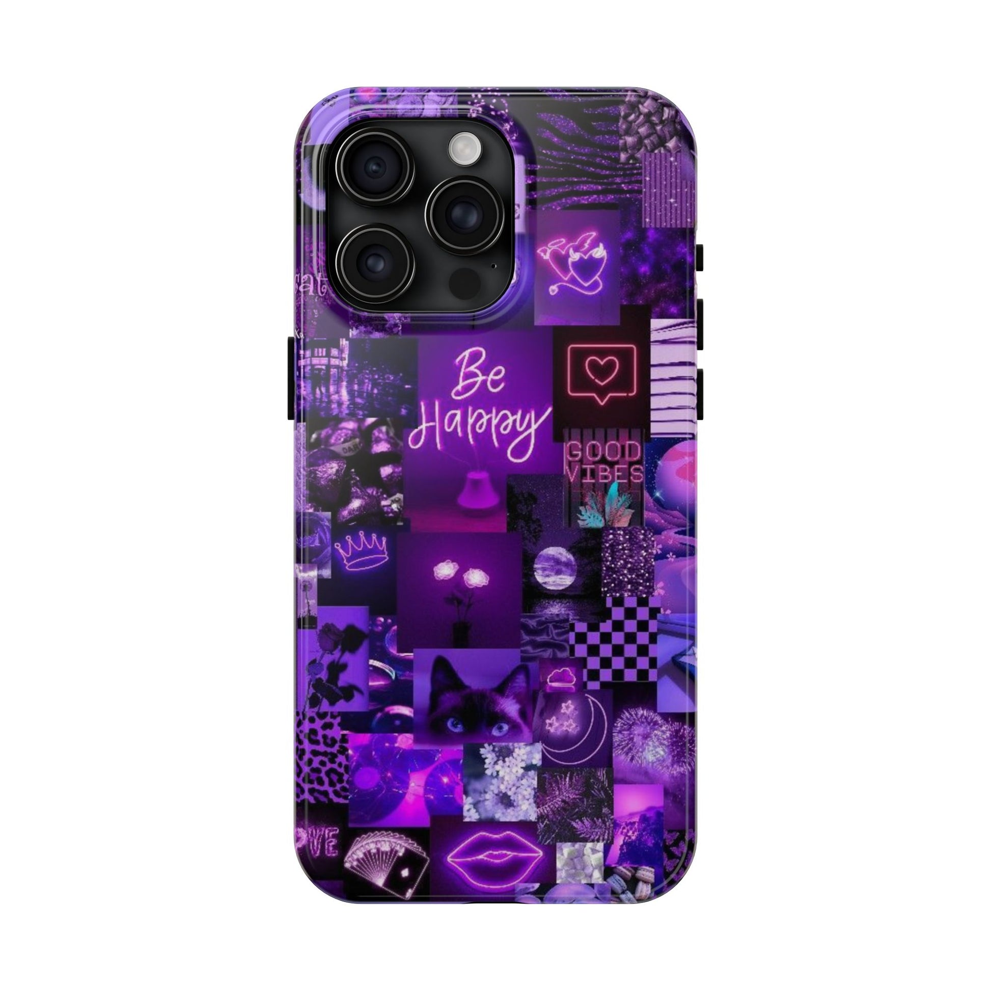 Be Happy Themed Tough Phone Cases for Iphones & Samsung Phones