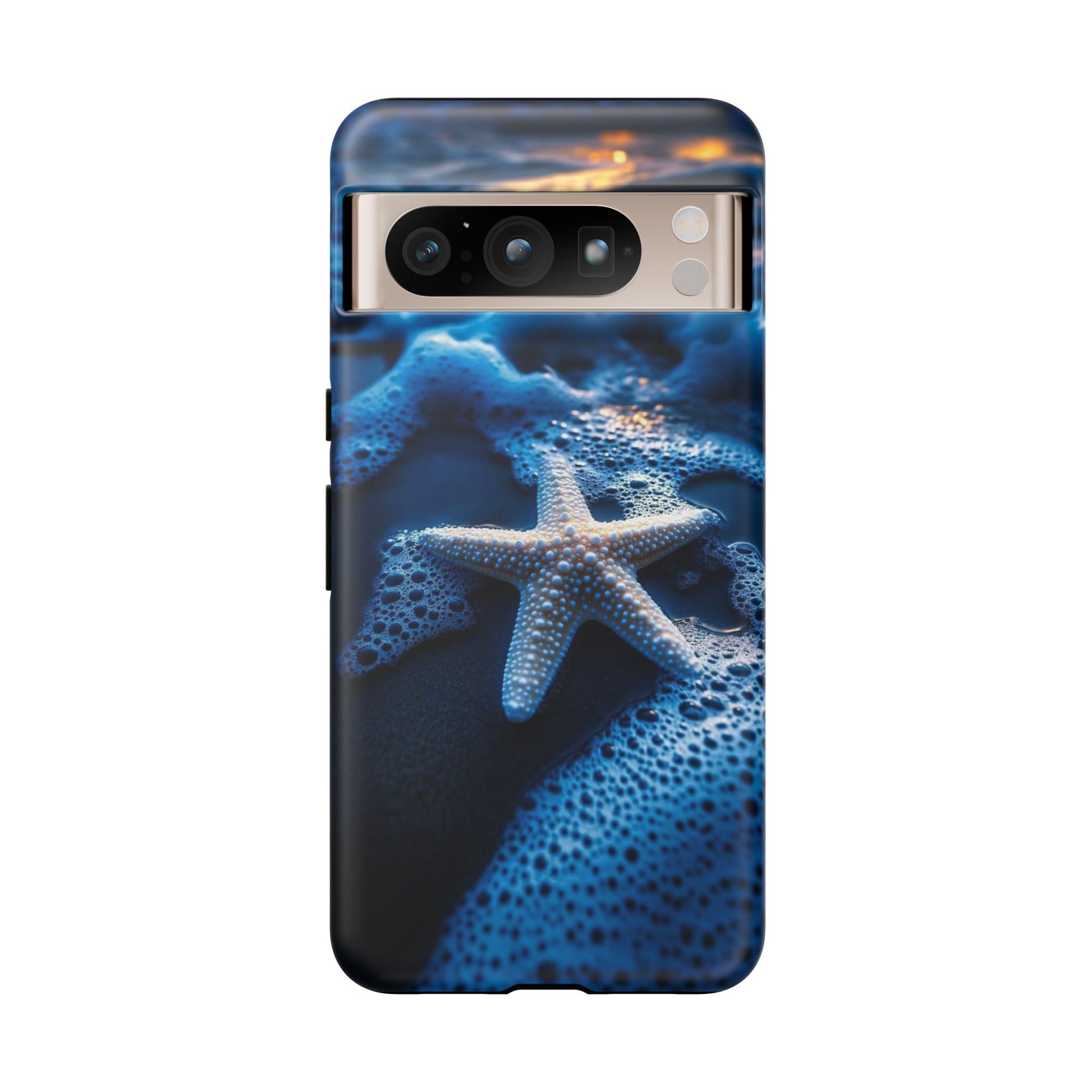 Starfish Beach Tough Cases for iPhones, Samsung, and Pixel