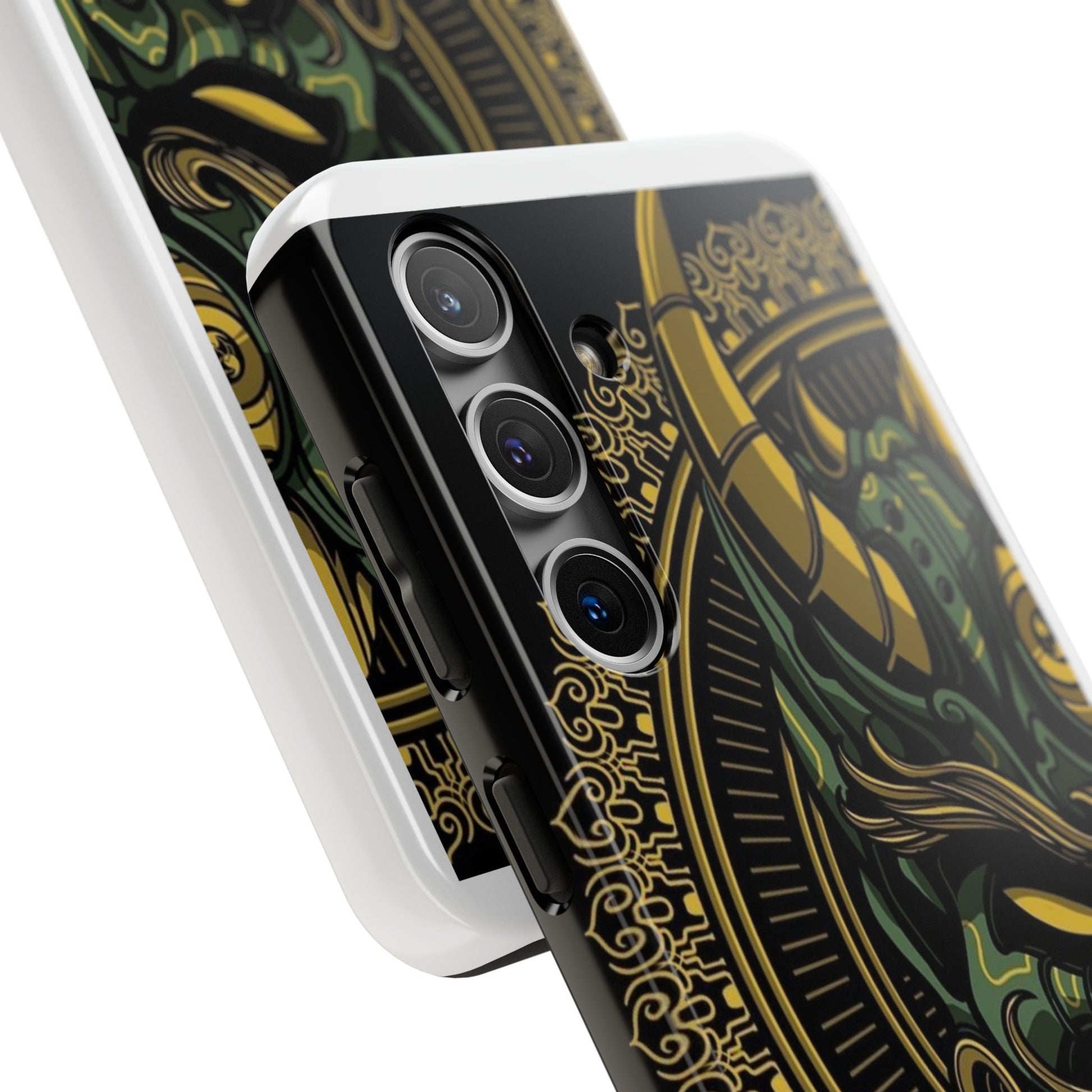 Kabuki Mask Theme Phone Cases for Iphones & Samsung Durable